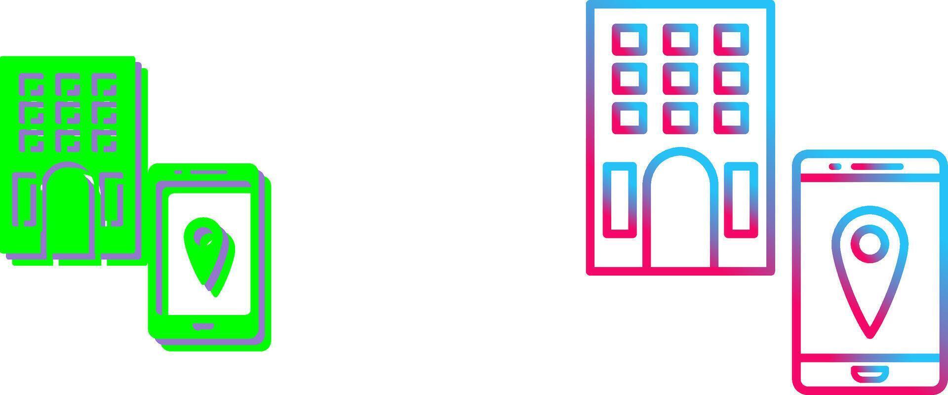 Find Hotel Icon Design vector