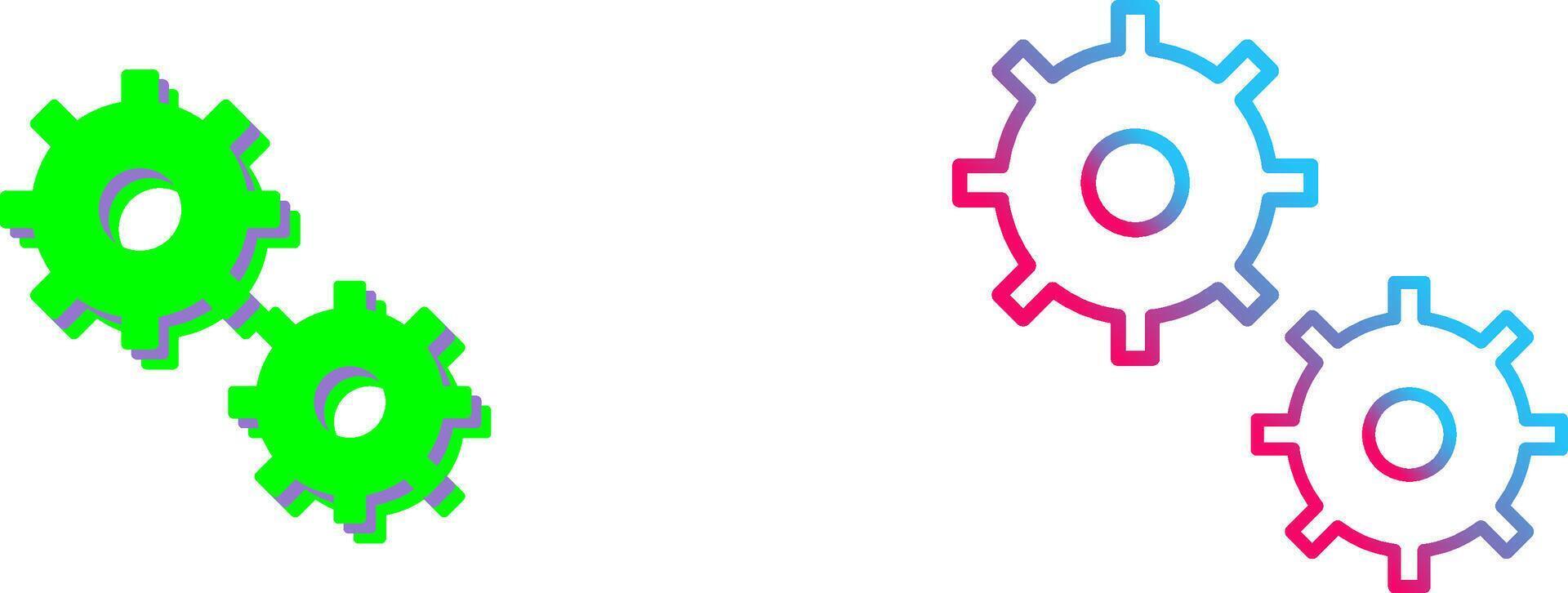 Unique Configurations Icon Design vector