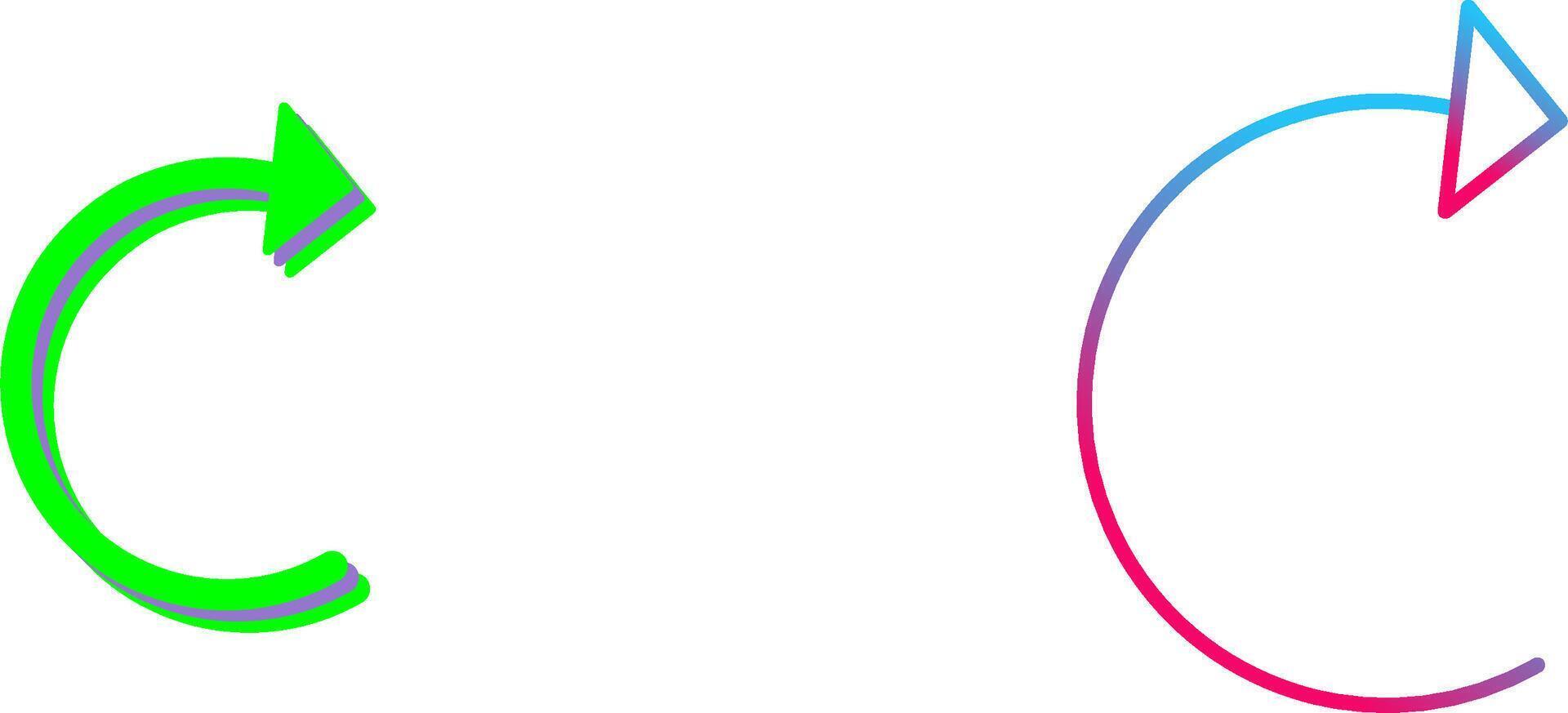 Unique Reload Icon Design vector