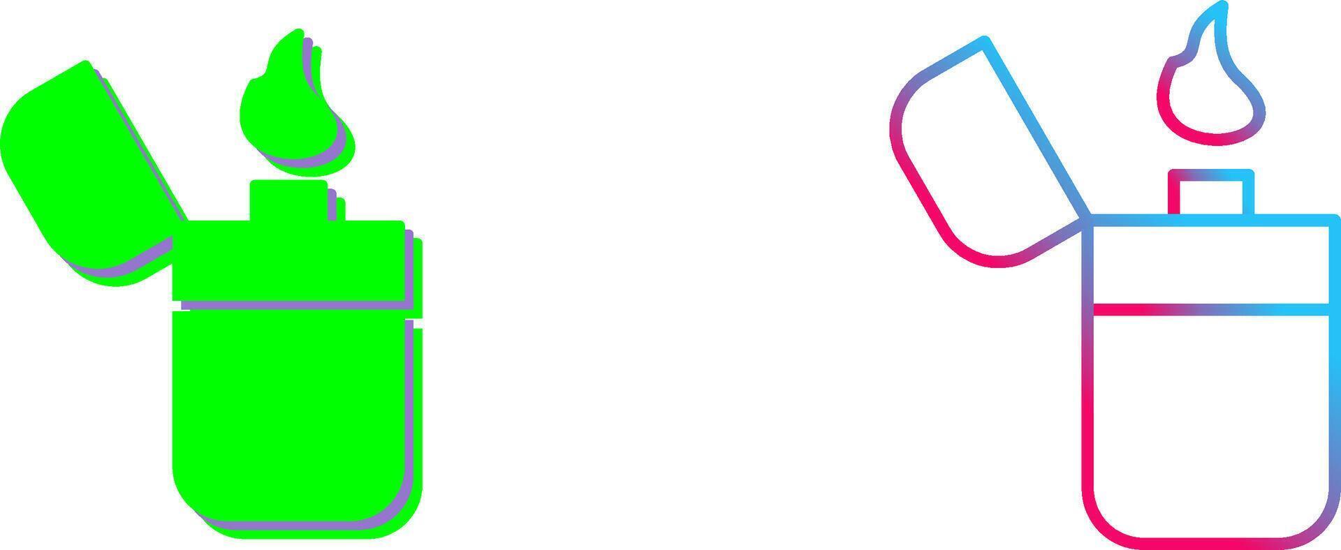 Unique Lighter Icon Design vector