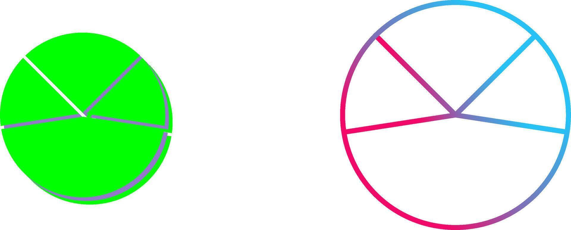 Pie Chart Analysis Icon Design vector