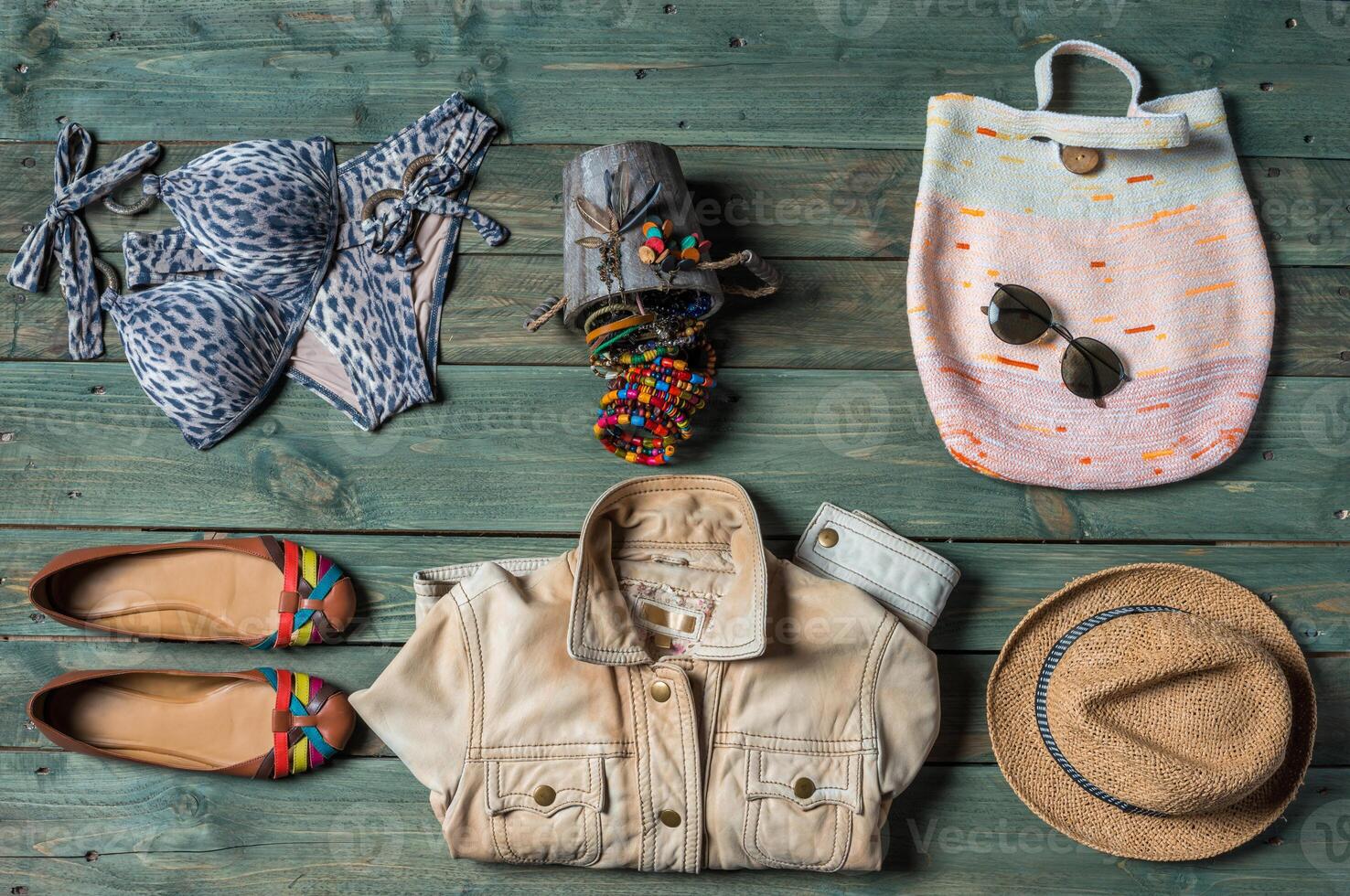 summer traveling stuff photo