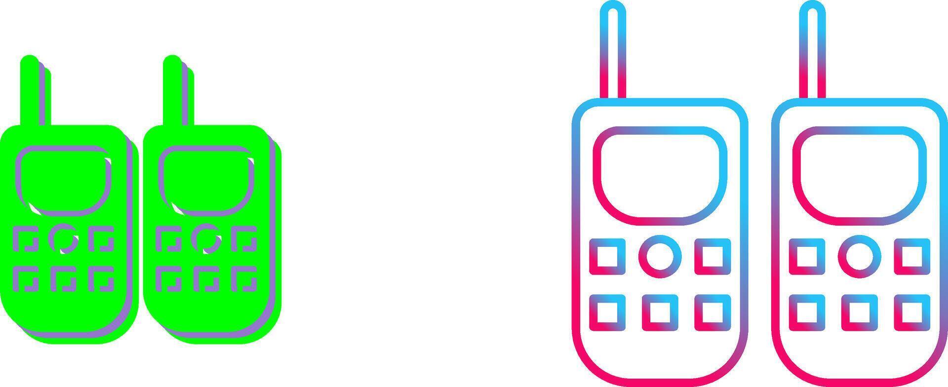 Walkie Talkie Icon Design vector