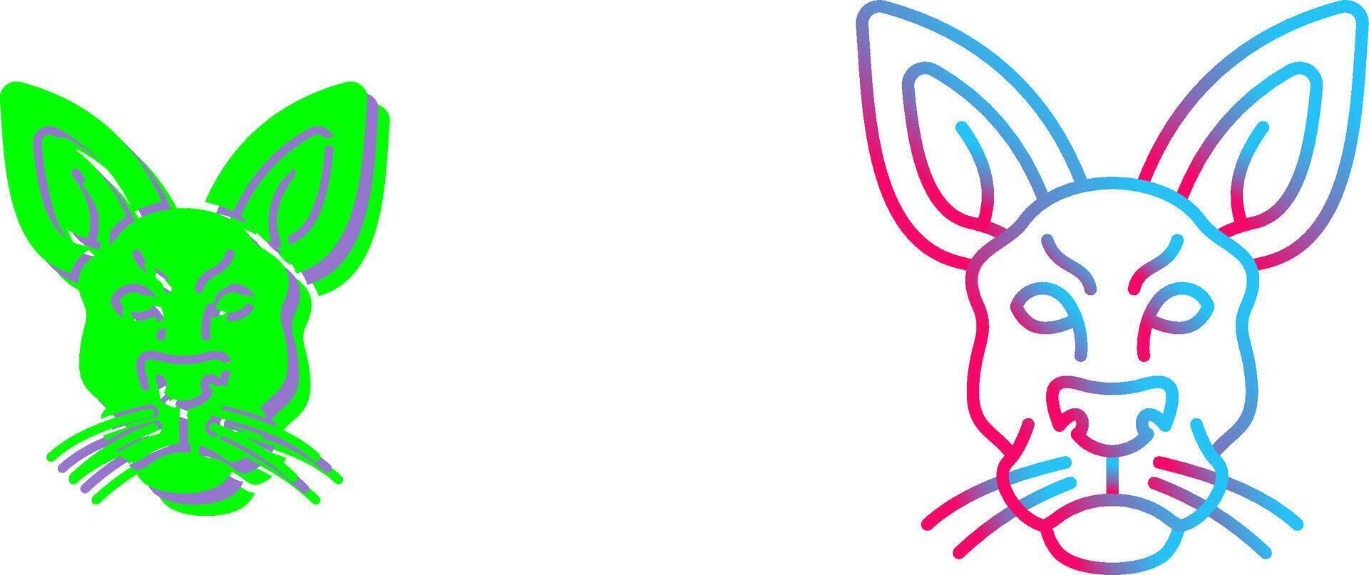 Kangaroo Icon Design vector