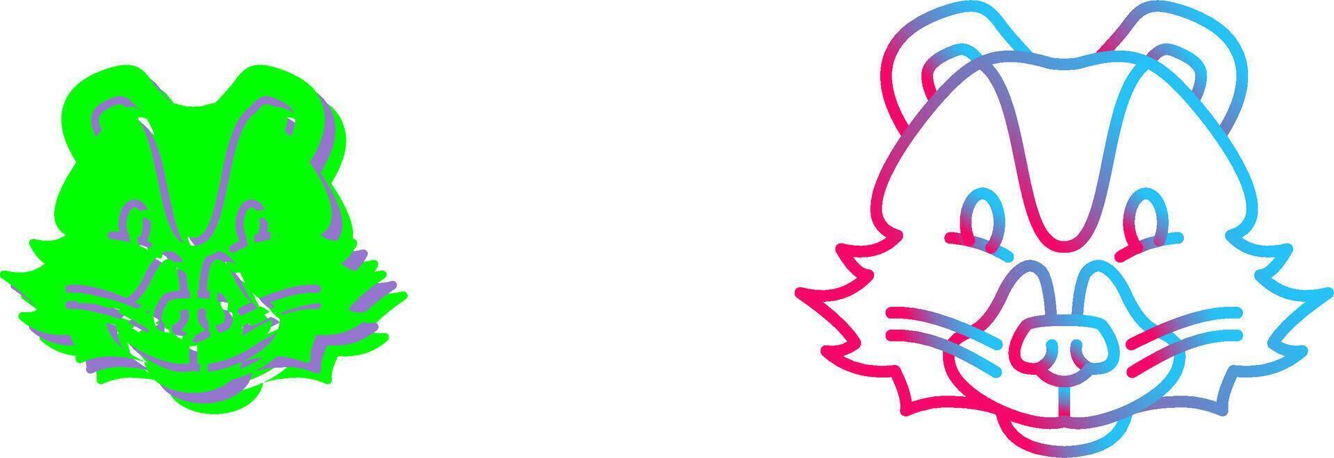 Skunk Icon Design vector