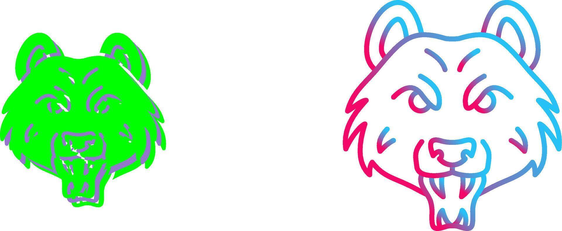 Bear Icon Design vector