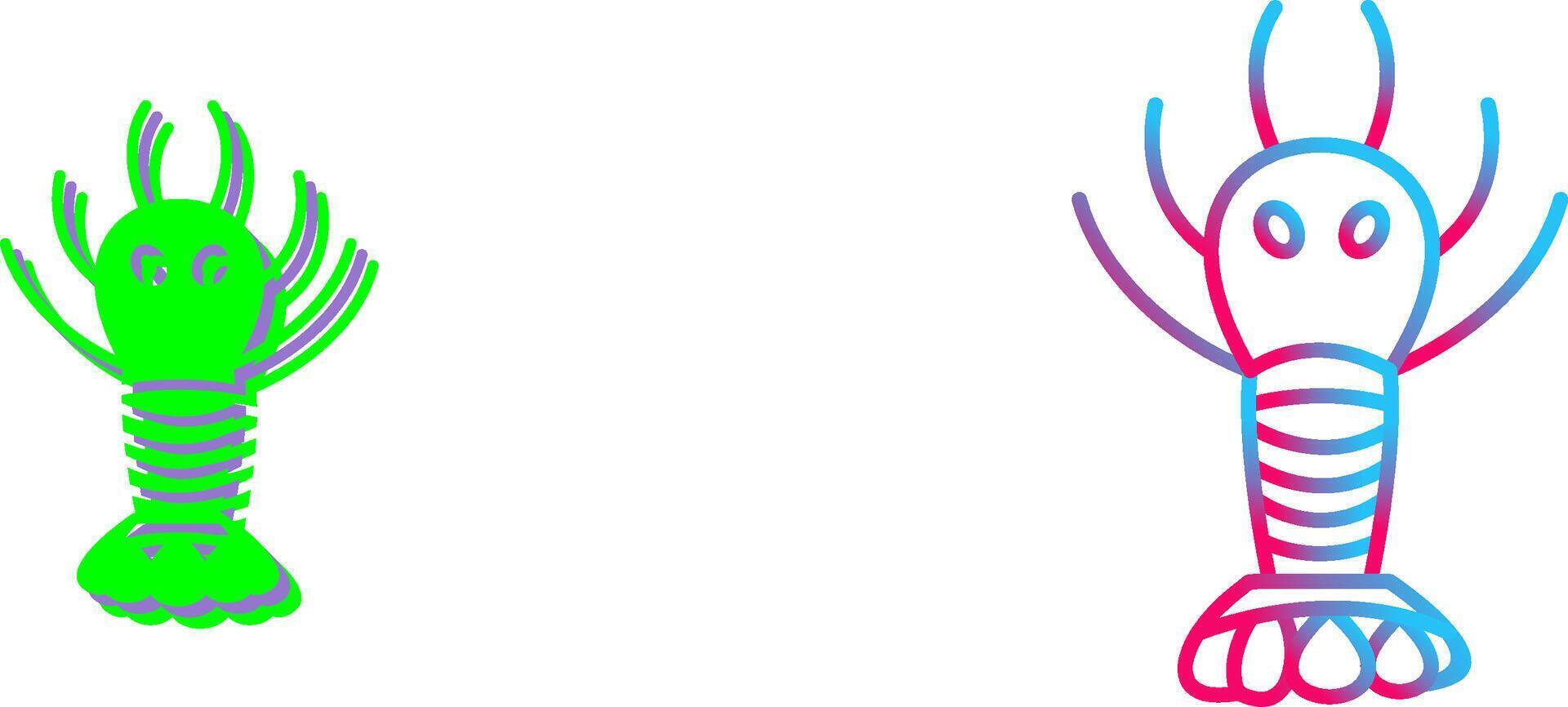 Lobster Icon Design vector