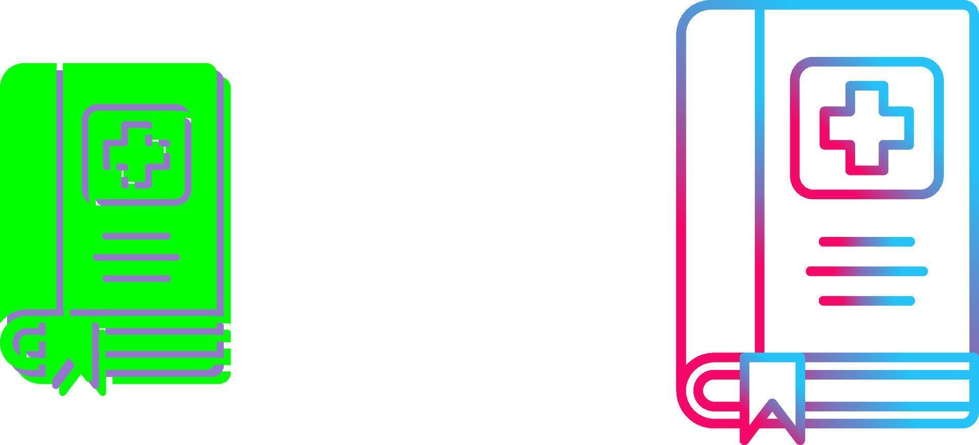 Medical Book Icon Design vector
