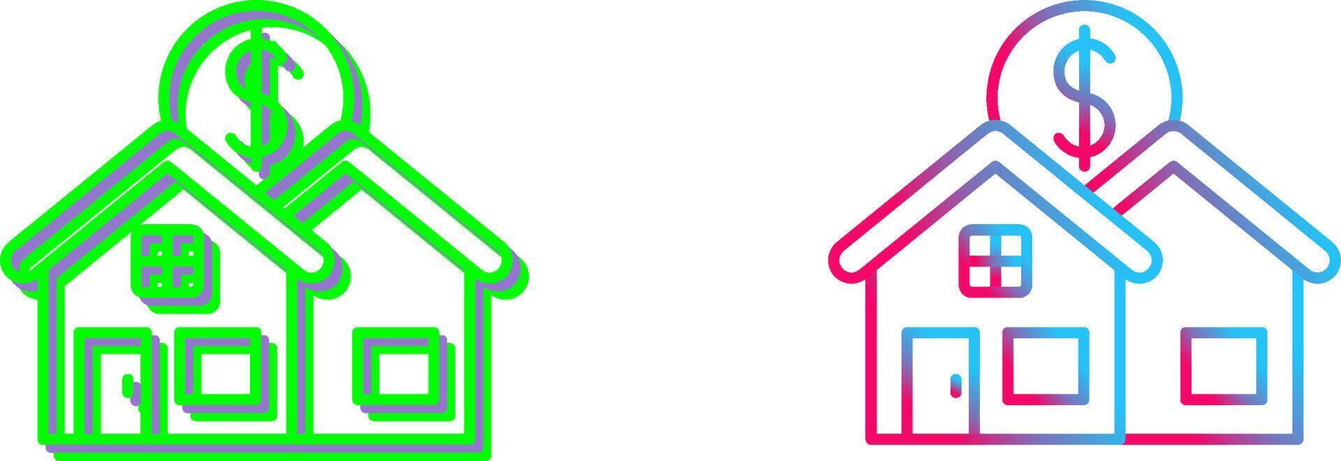 Residential Icon Design vector