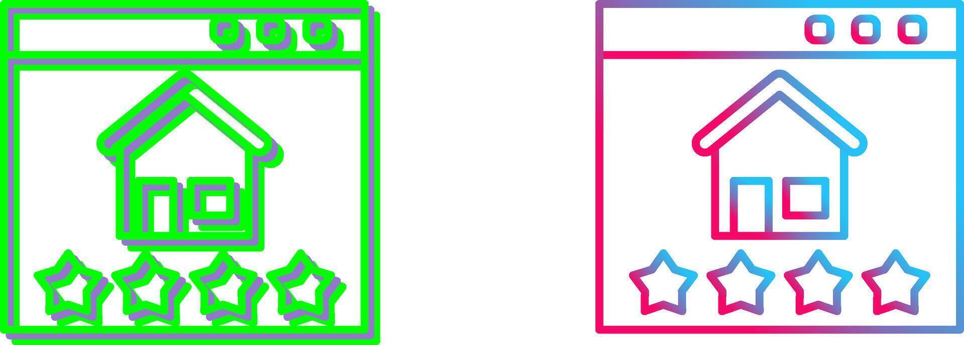 Rating Icon Design vector