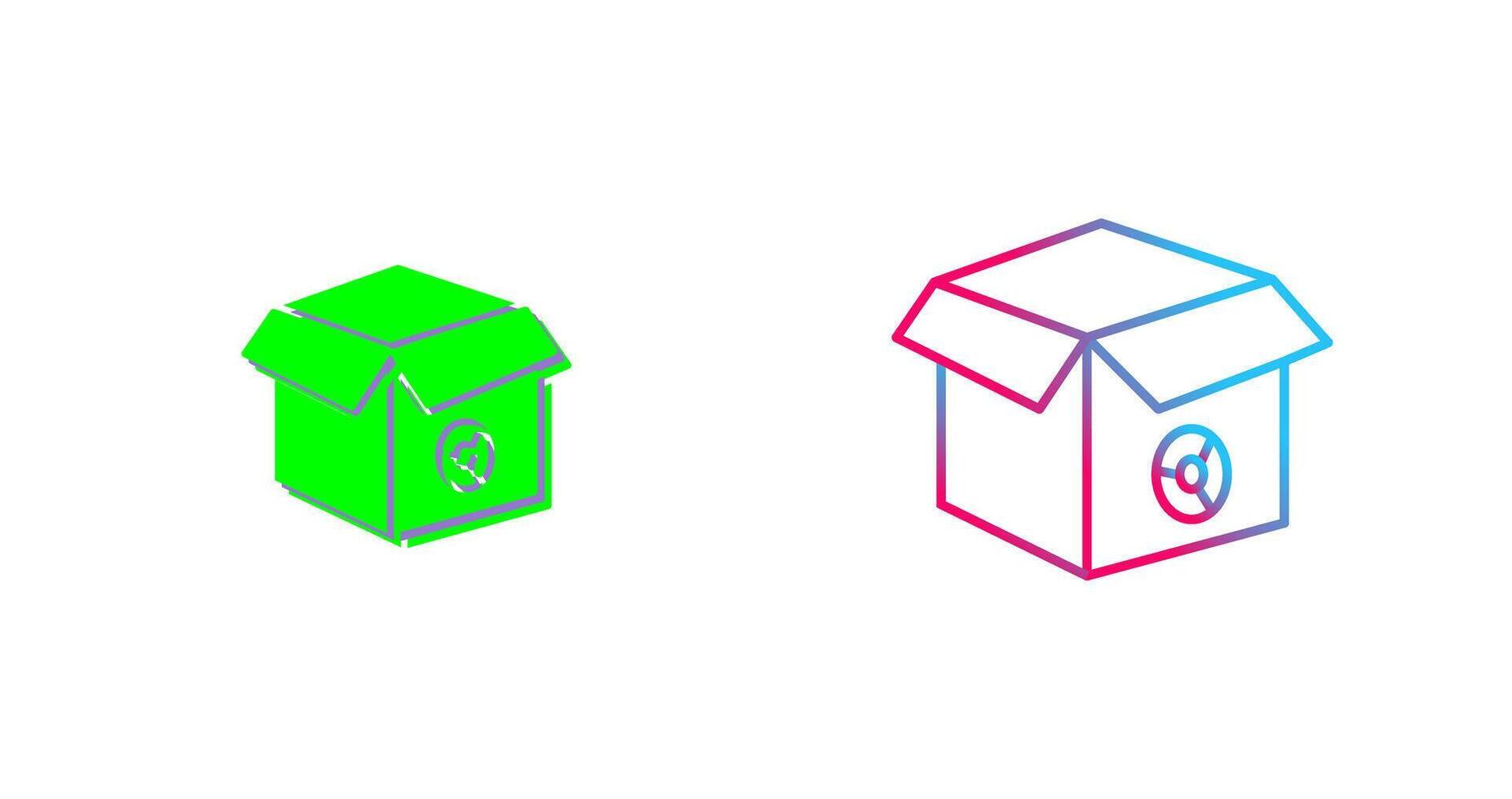 Unique Seo Packages Icon Design vector
