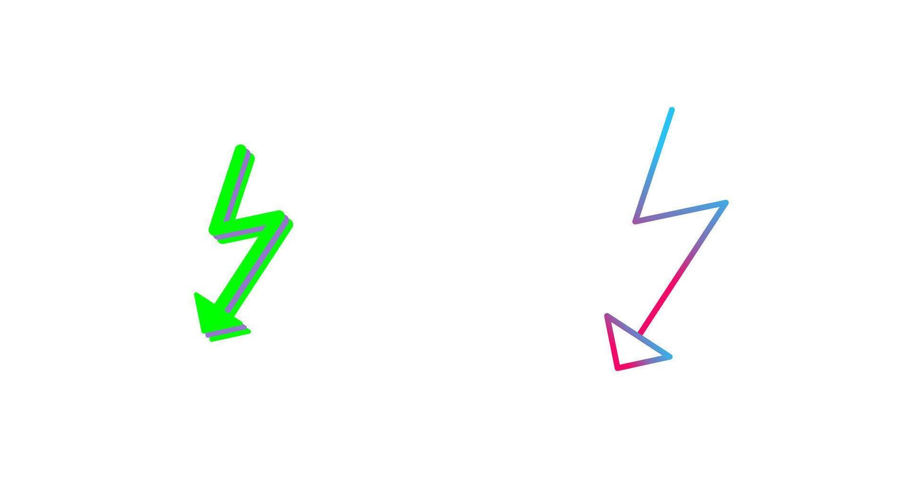 Unique Flash Icon Design vector
