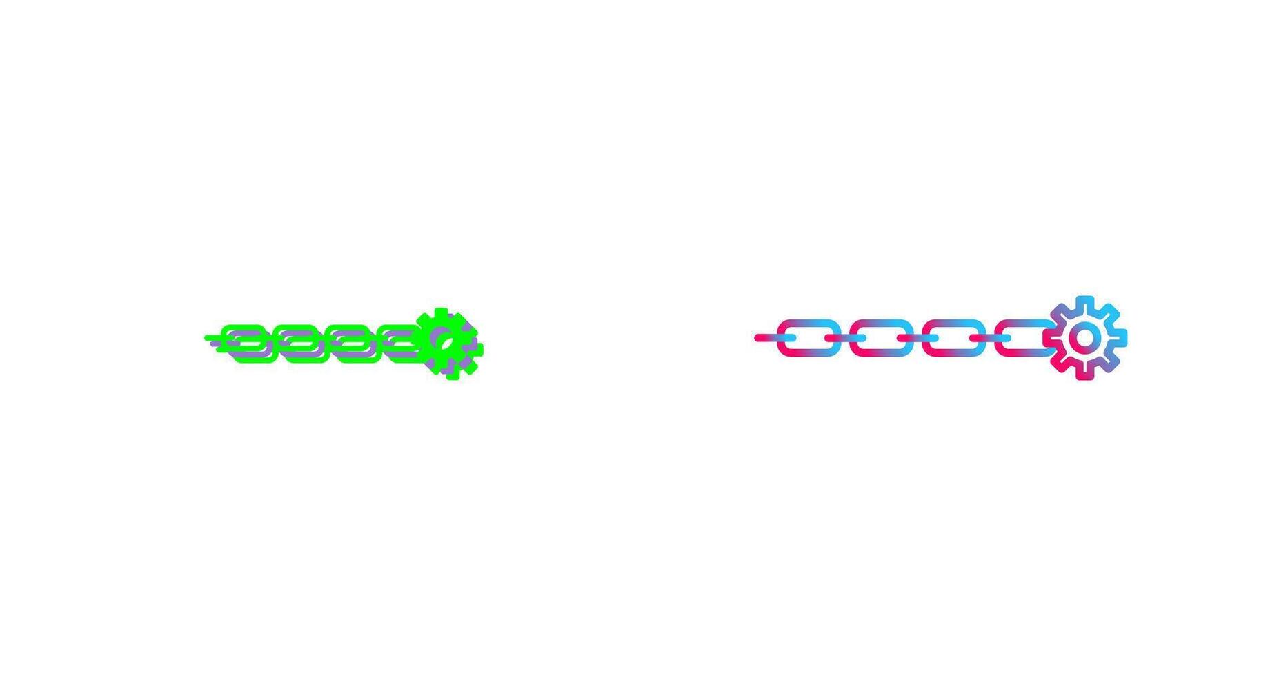 Unique Link Sales Icon Design vector