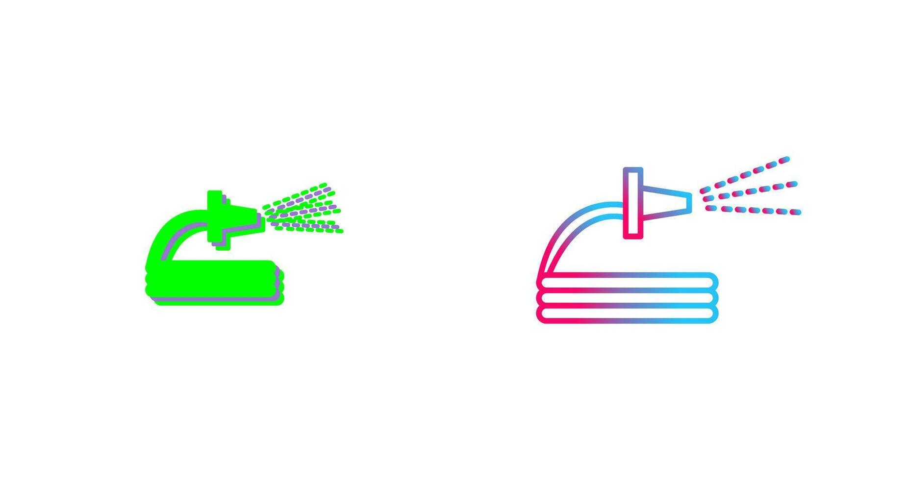 Unique Spraying Water Icon Design vector