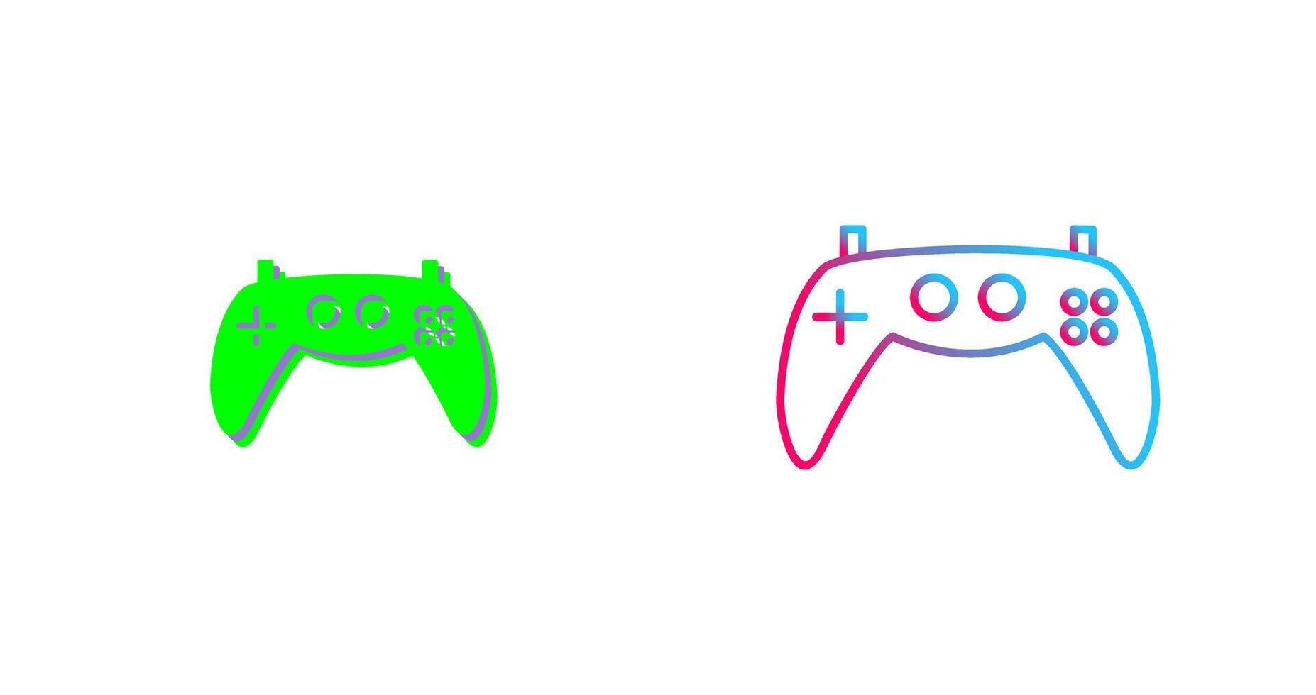 Unique Gaming Console Icon Design vector