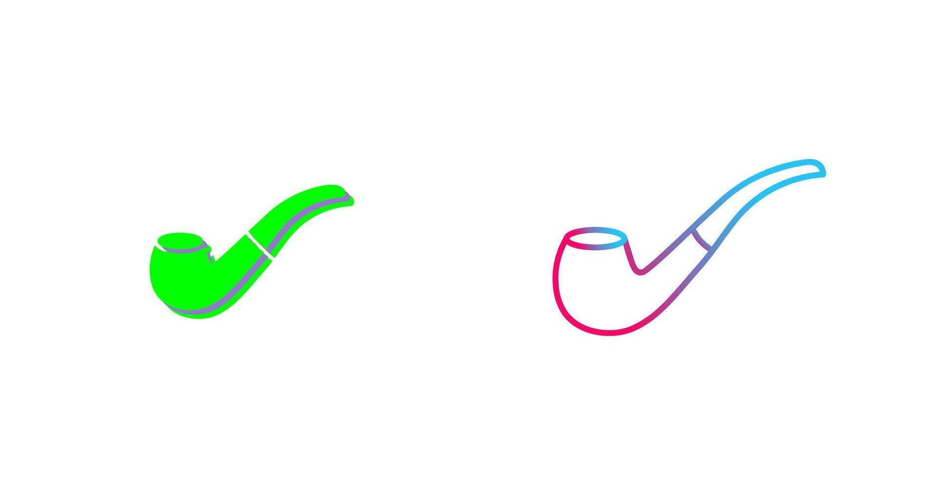 Smoking Pipe Icon Design vector