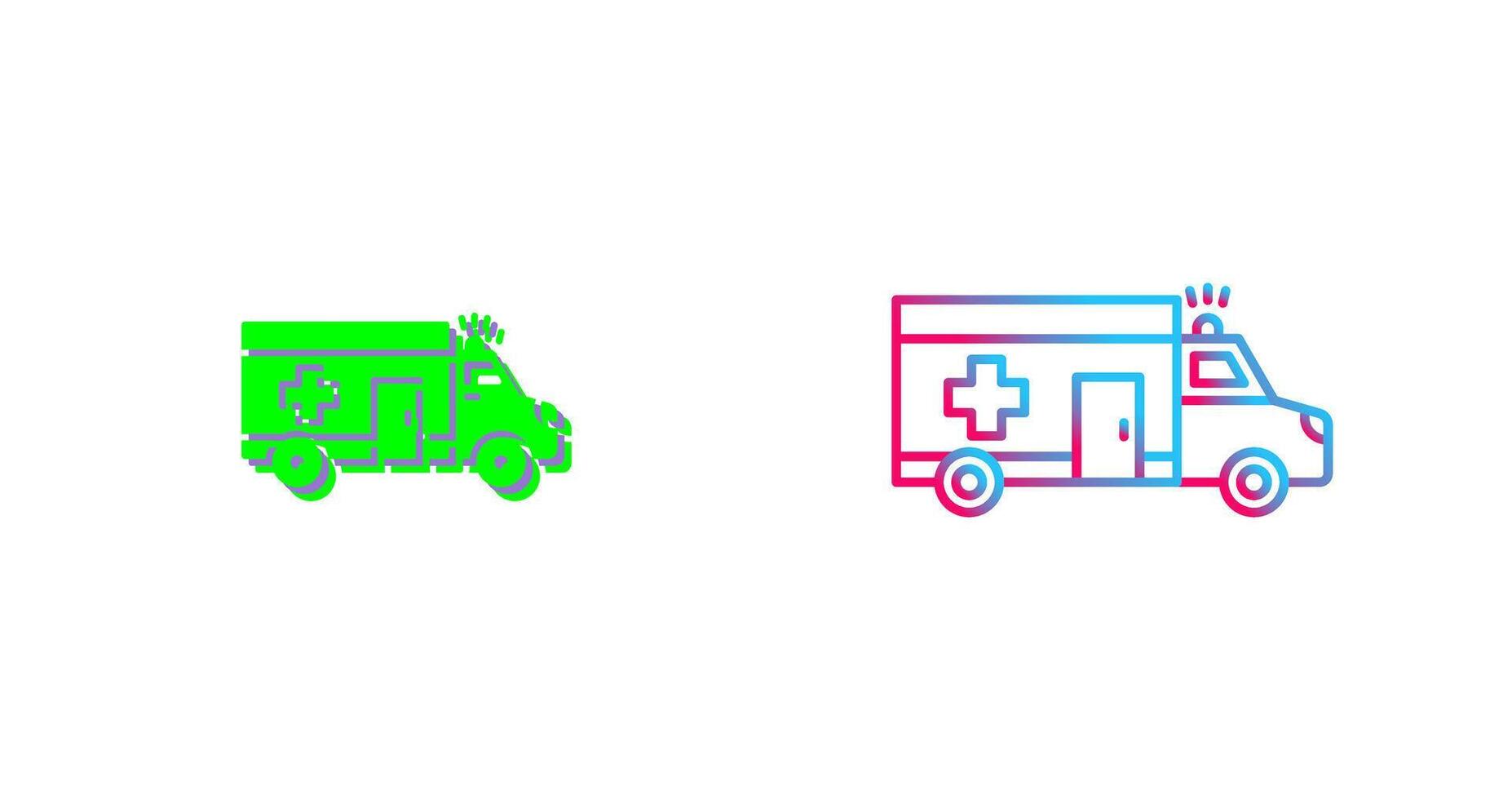 diseño de icono de ambulancia vector