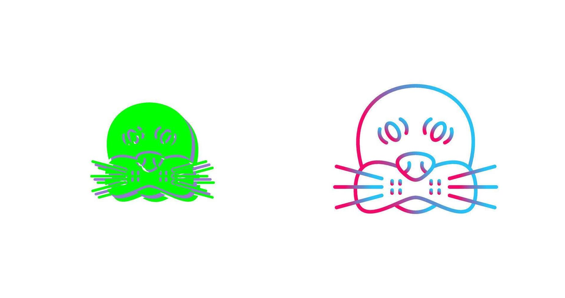 Seal Icon Design vector