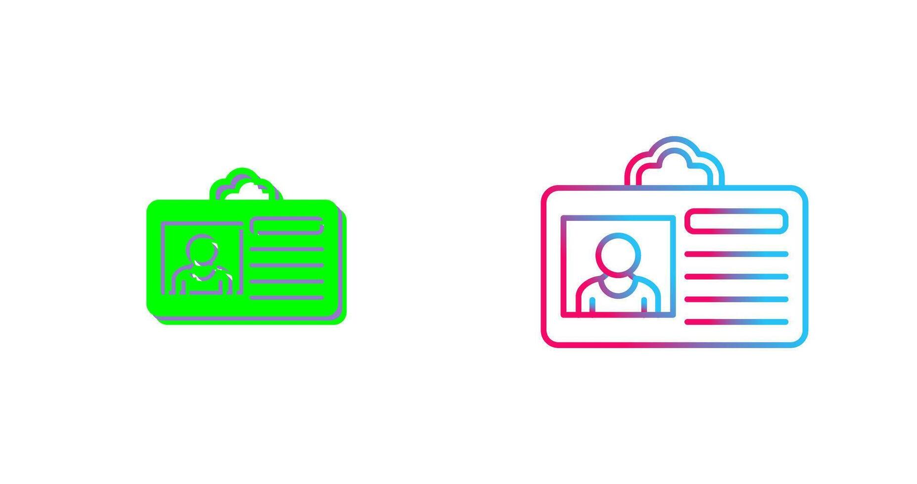 Criminal Card Icon Design vector