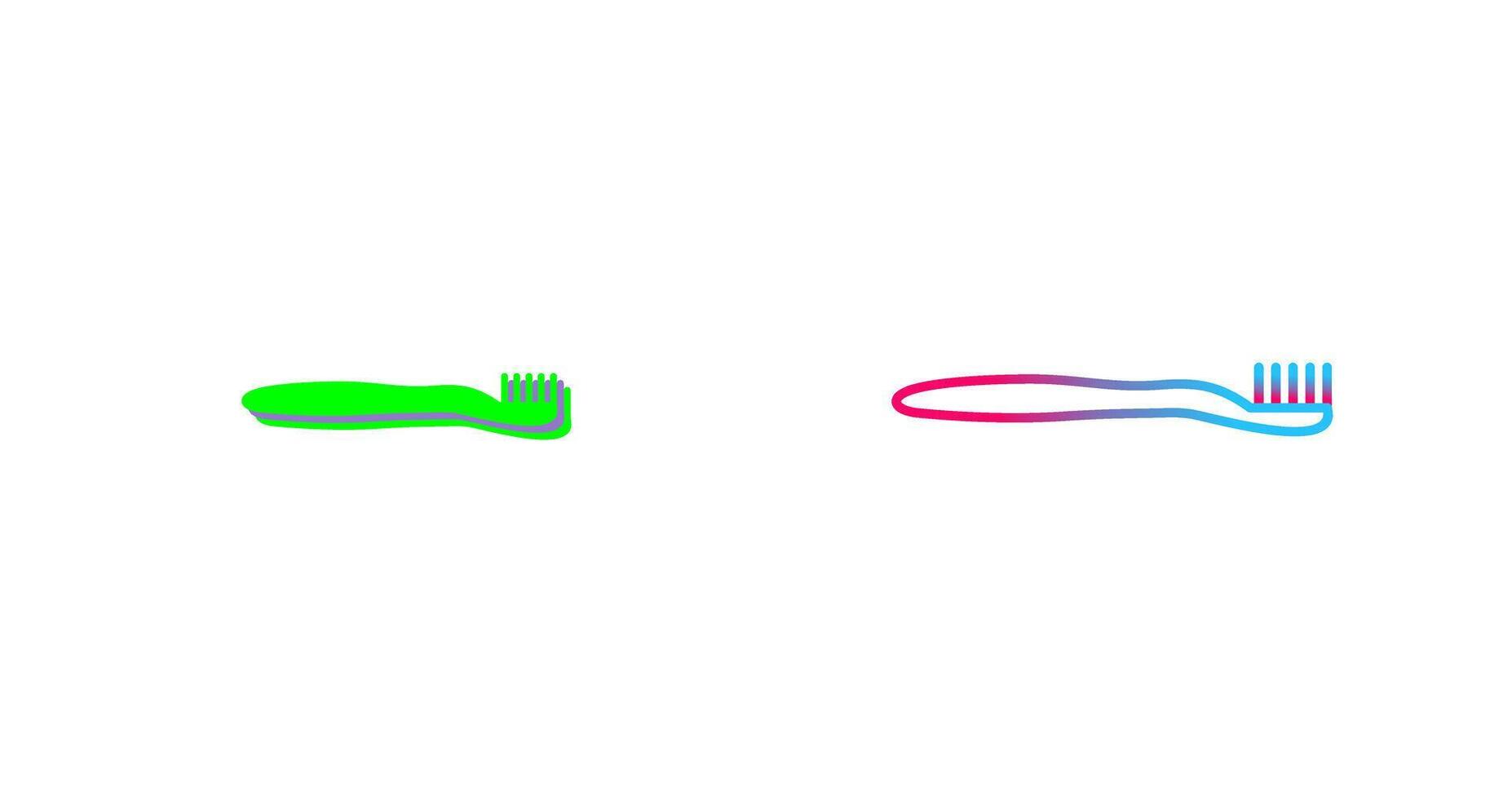 Toothbrush Icon Design vector