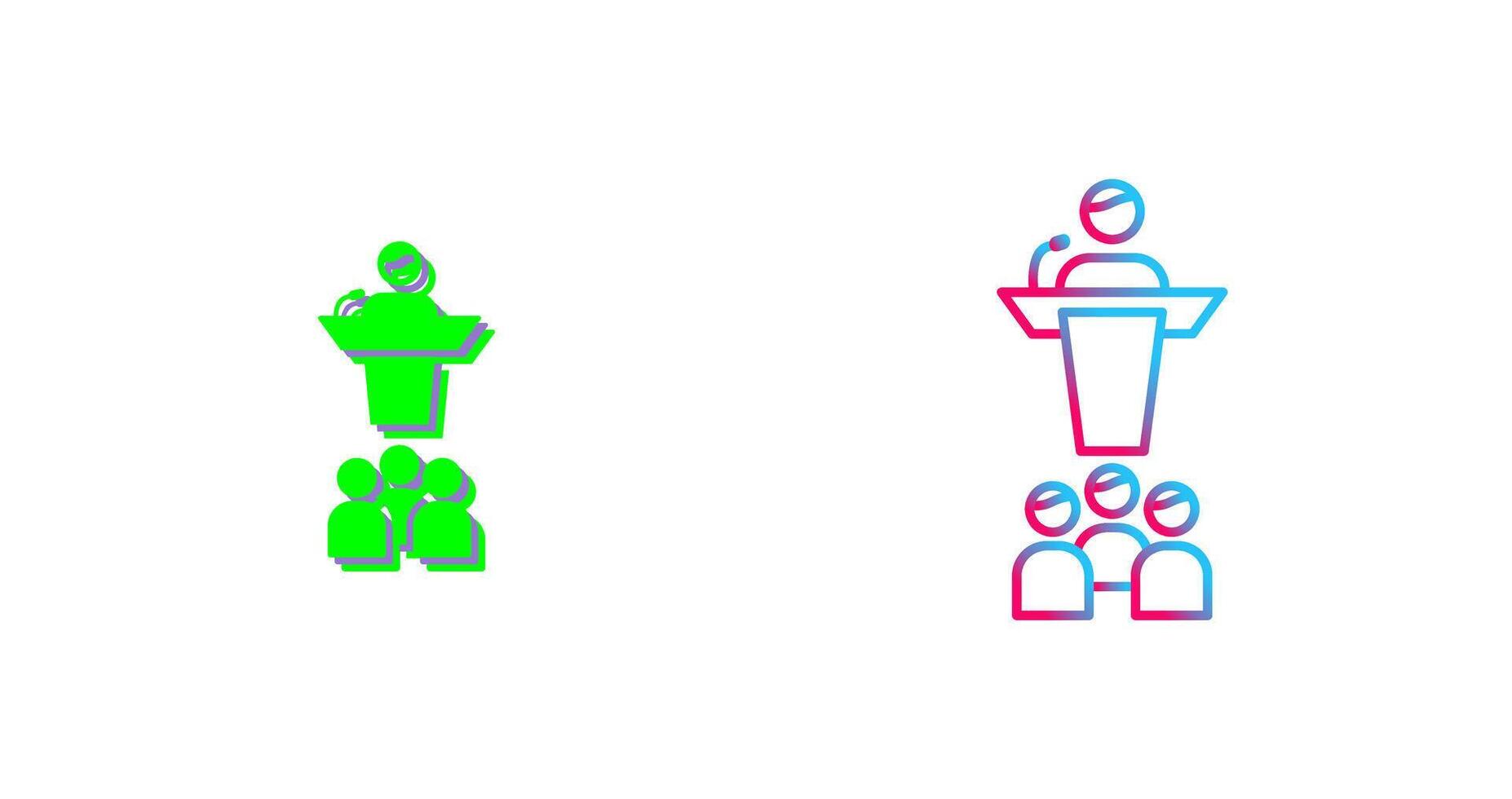 Seminar Icon Design vector