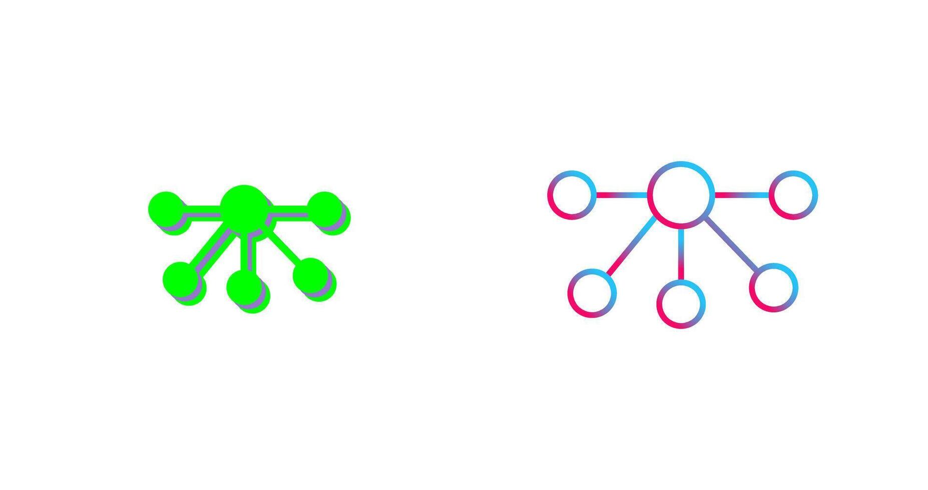 Nodes Icon Design vector