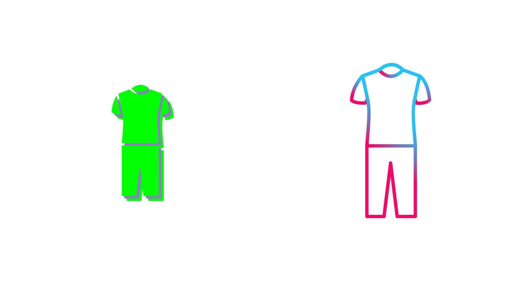 Pyjamas Suit Icon Design vector