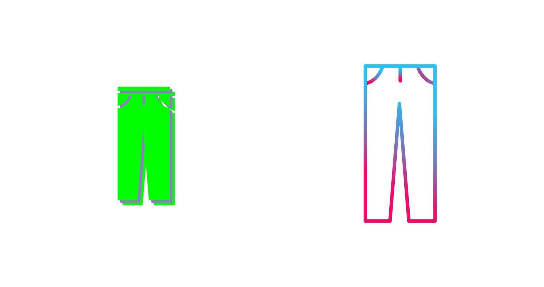 Pants Icon Design vector