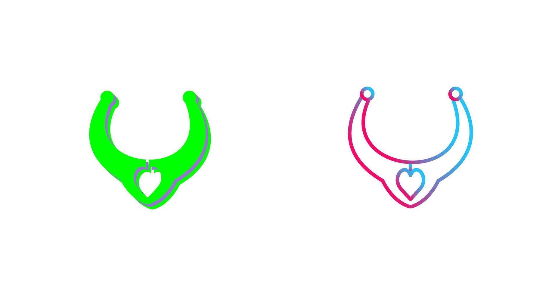 Necklace Icon Design vector