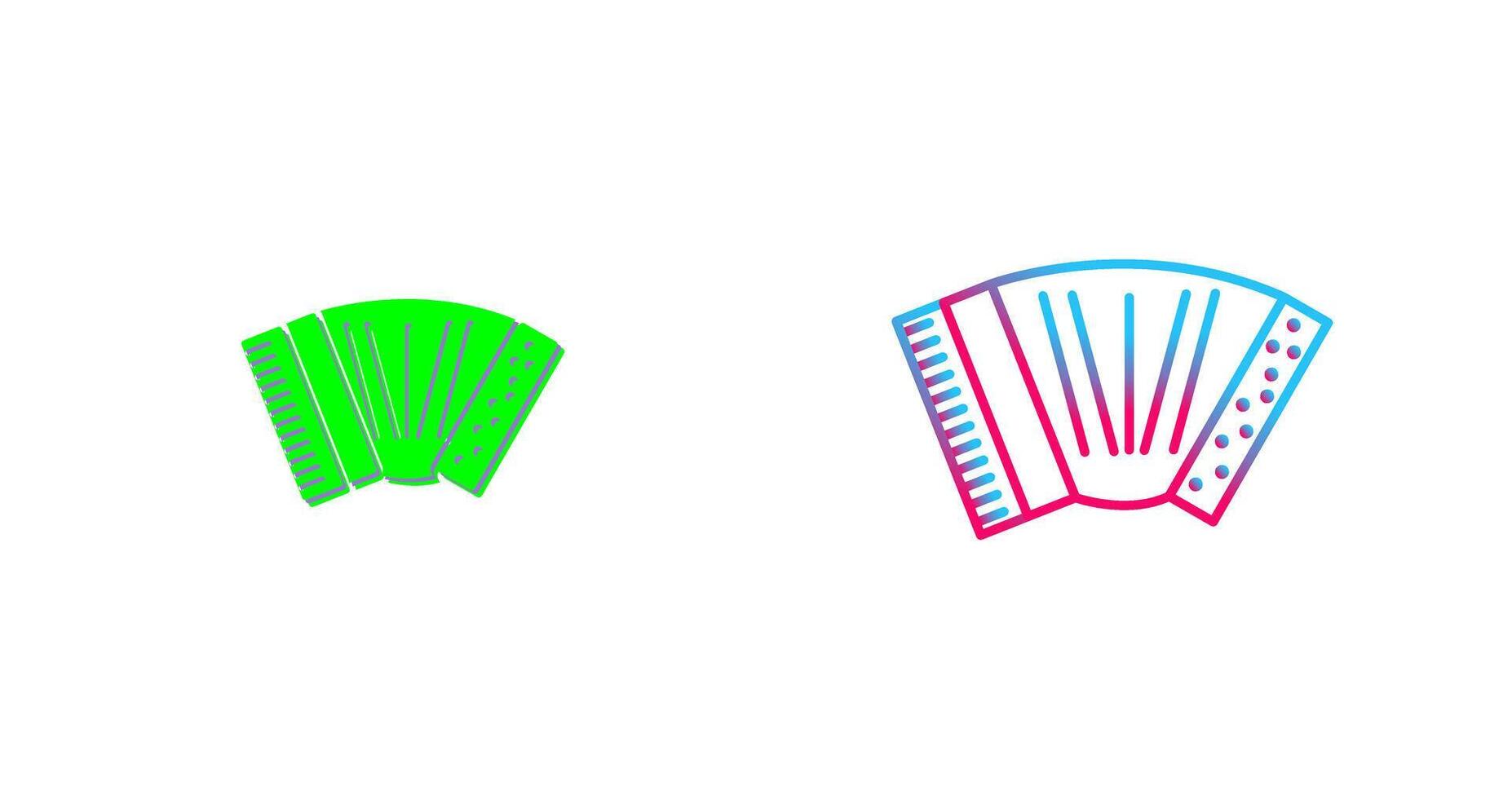 Accordion Icon Design vector