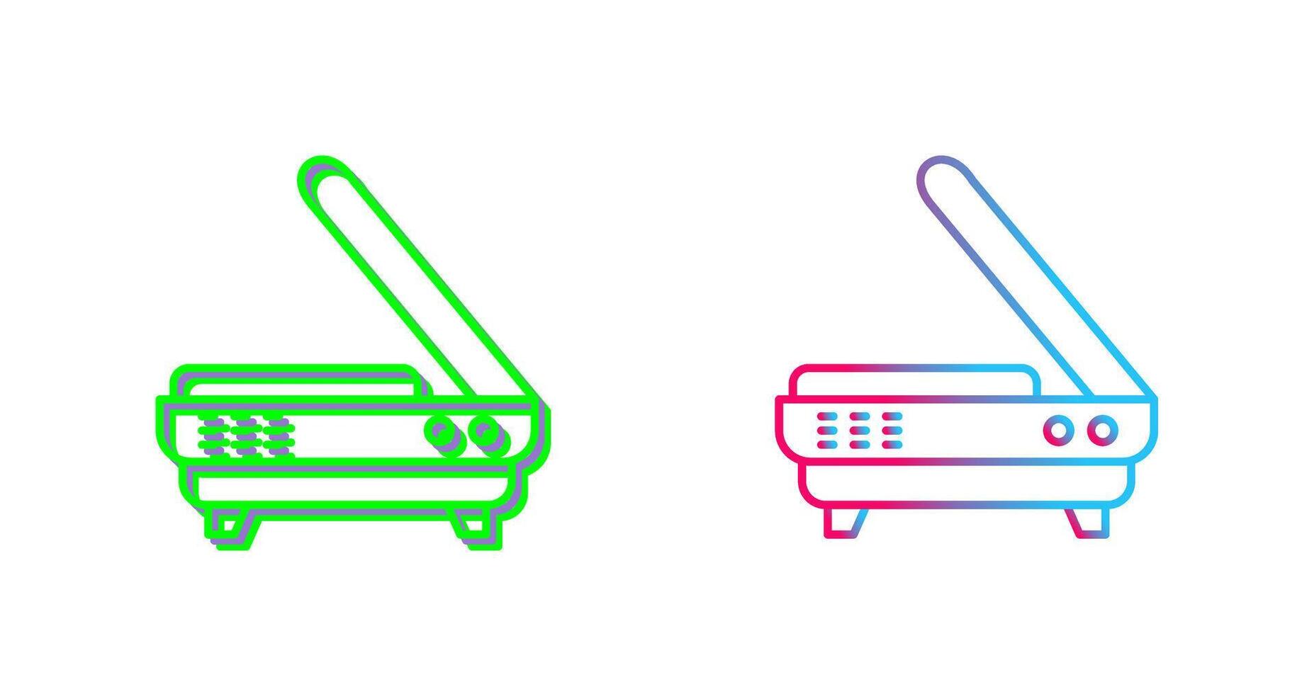 Scanner Icon Design vector