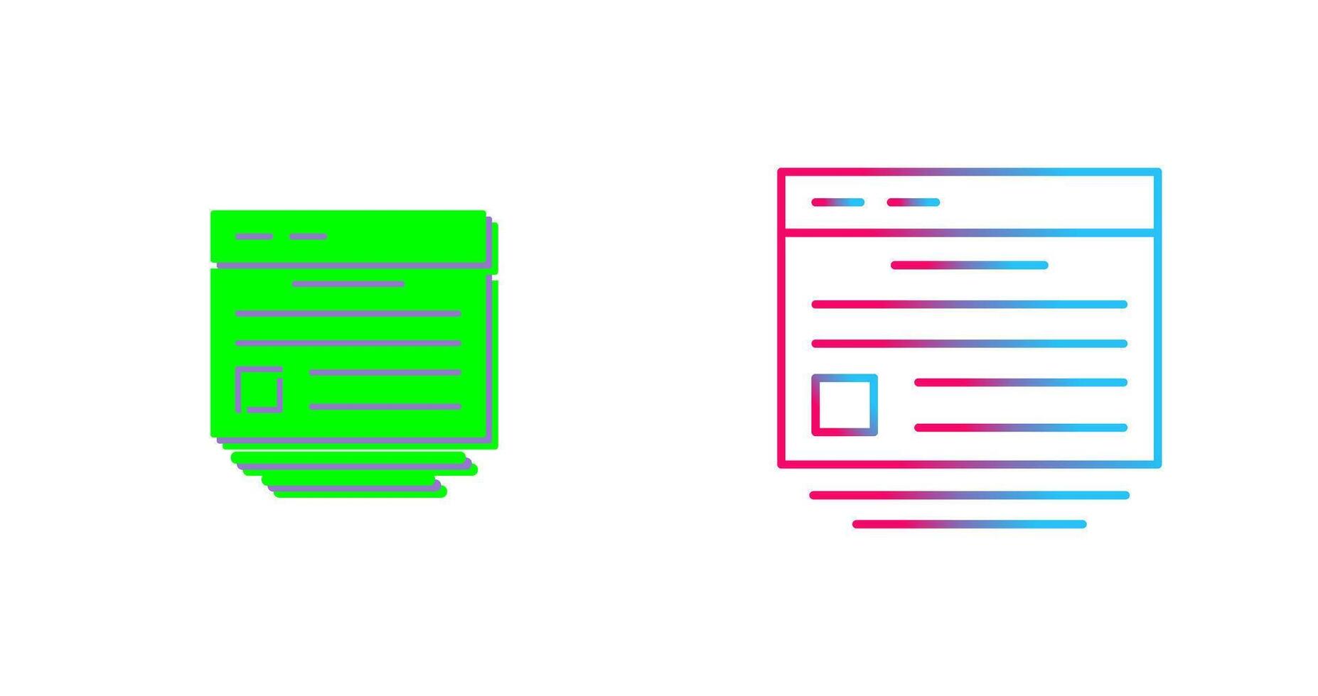 Website Icon Design vector