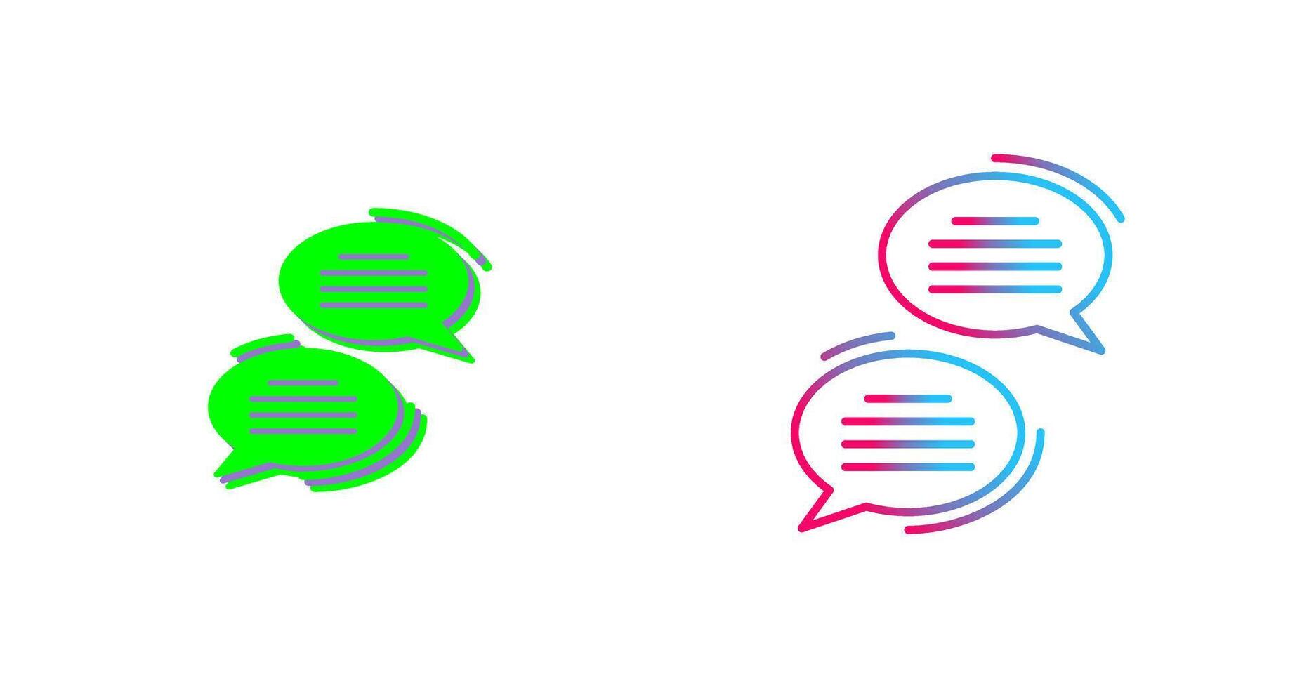 Chat Icon Design vector