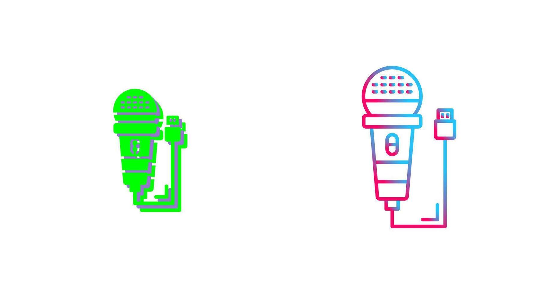 Microphone Icon Design vector