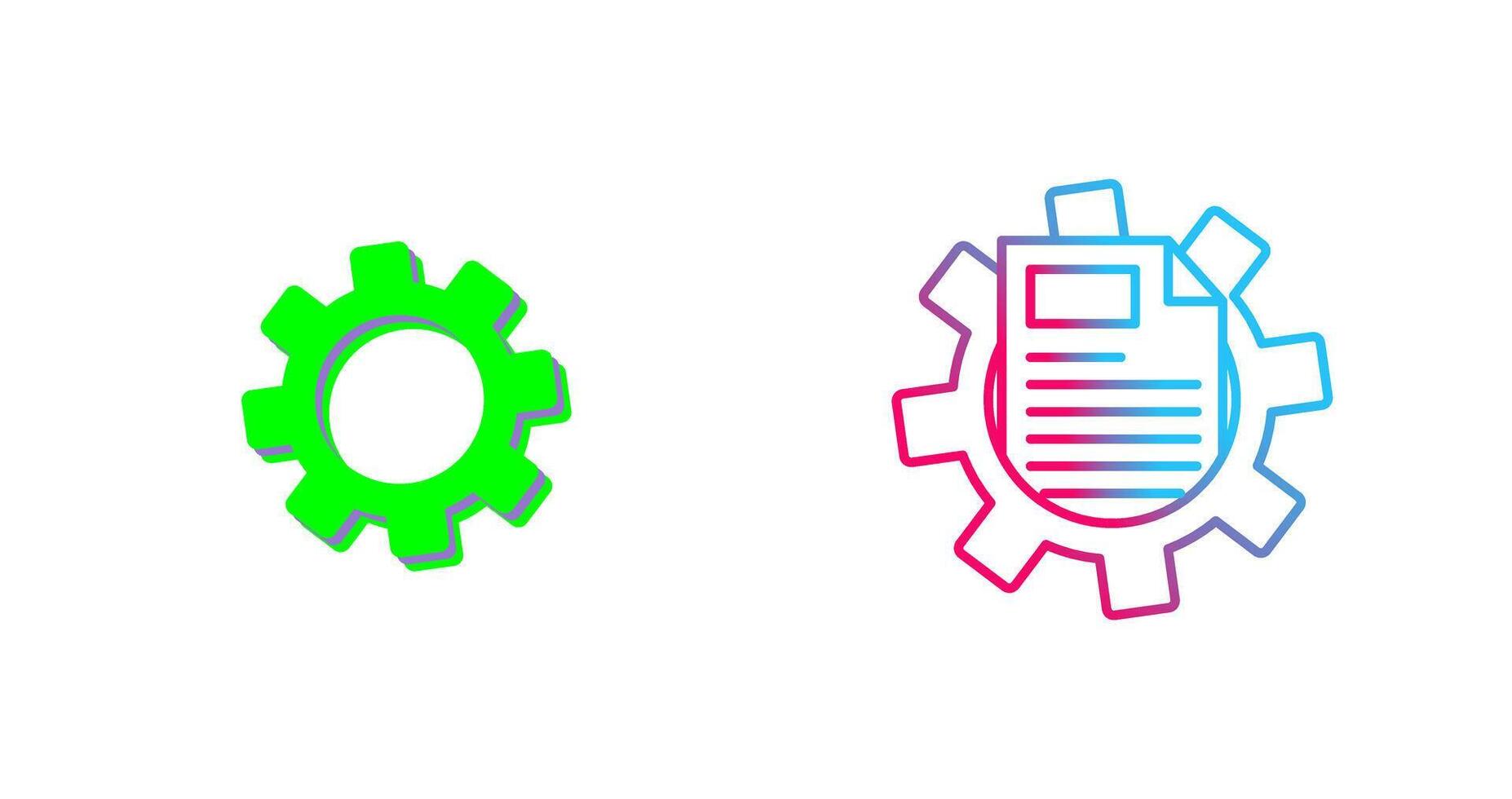 Cogwheel Icon Design vector