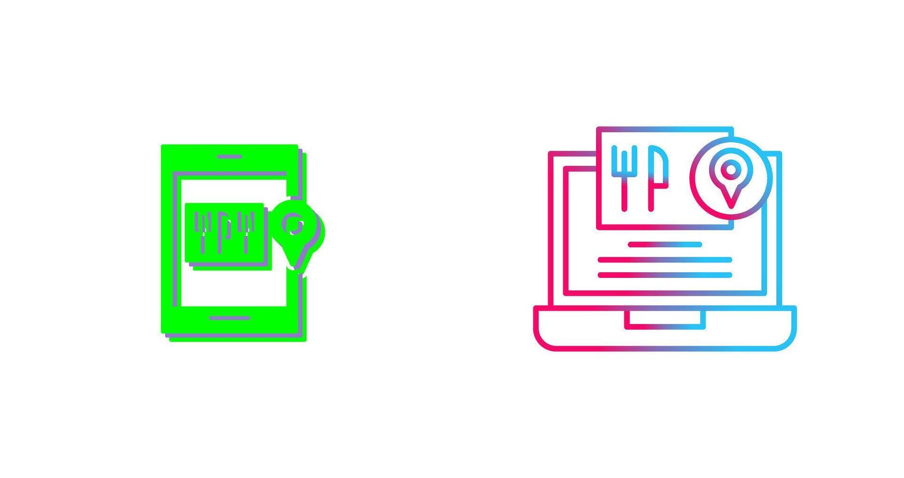 Food Delivery Icon Design vector