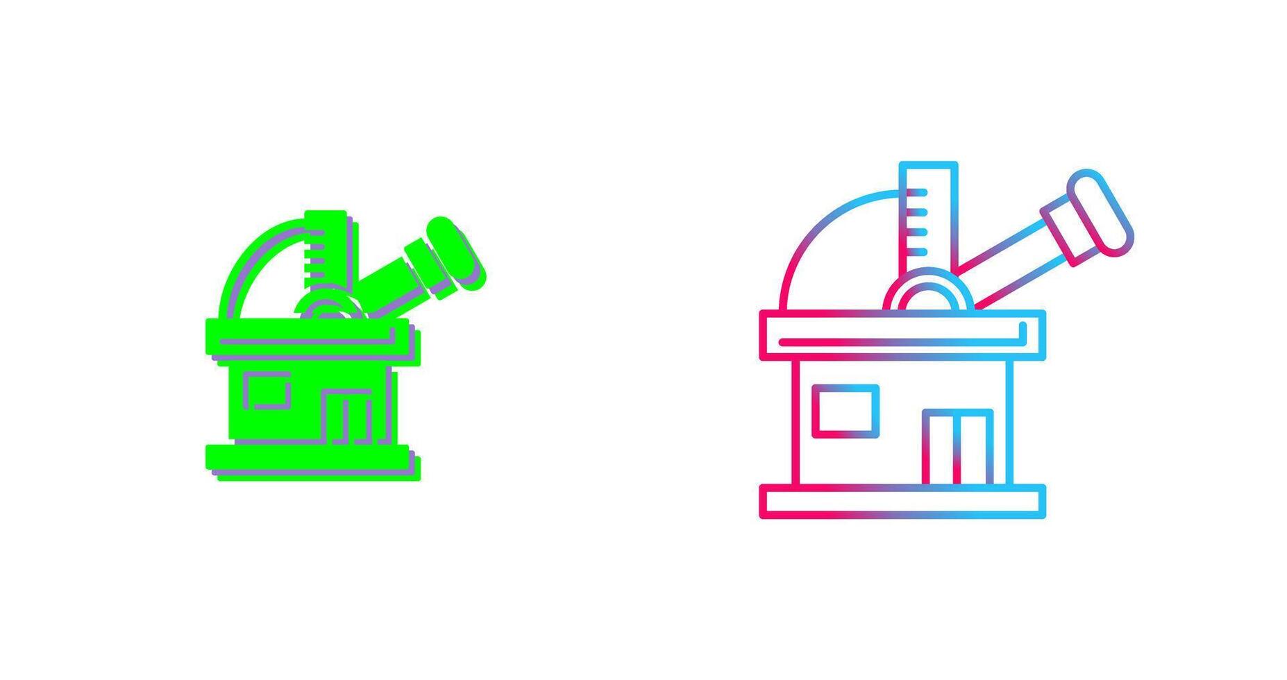 Observatory Icon Design vector