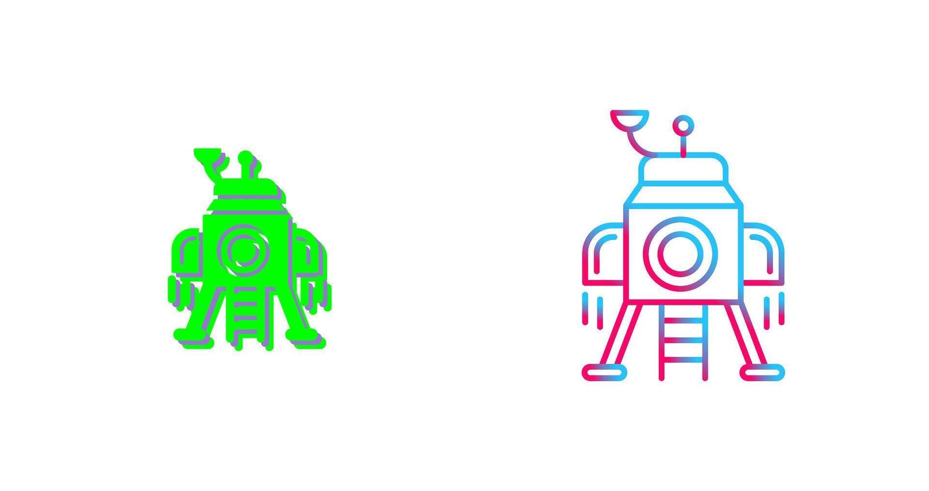 Lander Icon Design vector