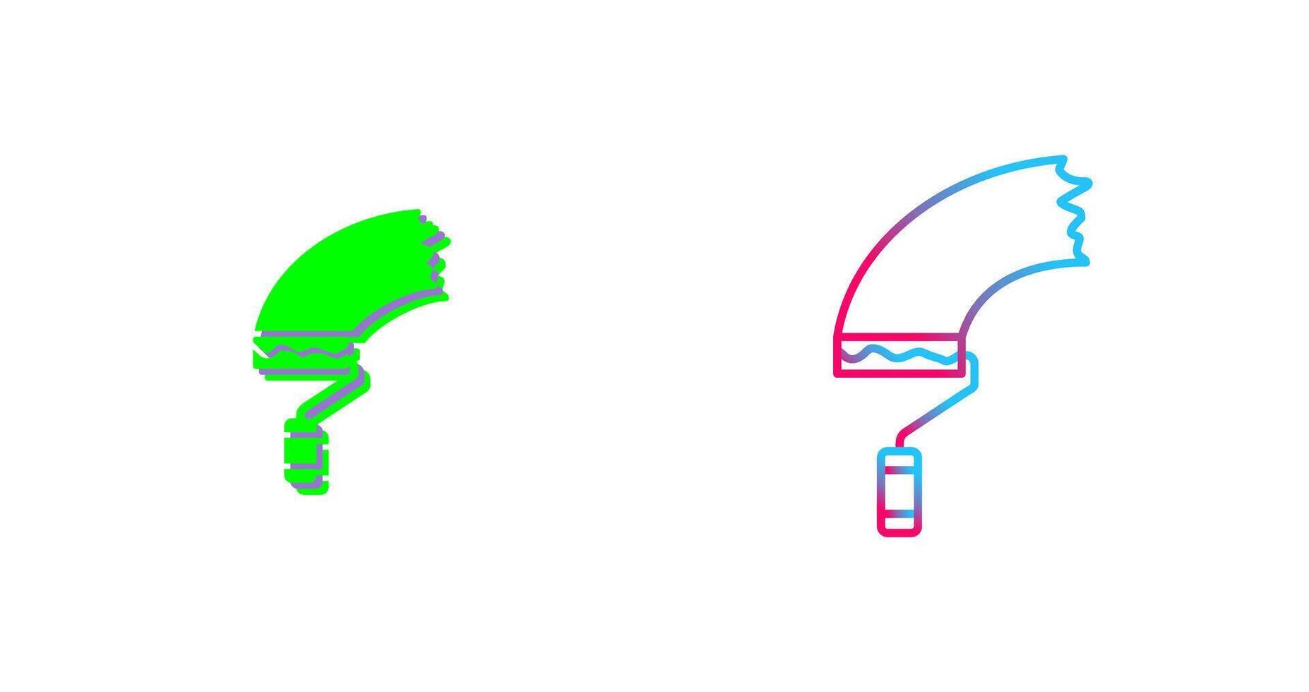 Paint Roller Icon Design vector