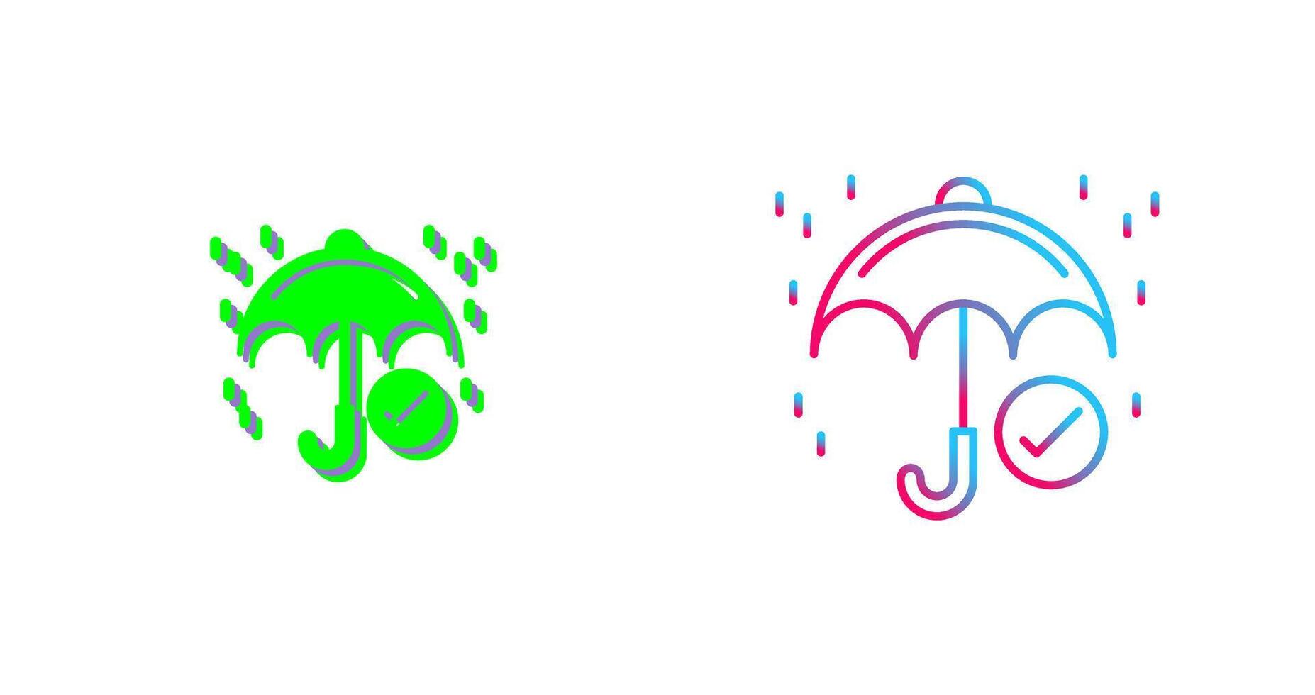 Keep Dry Icon Design vector