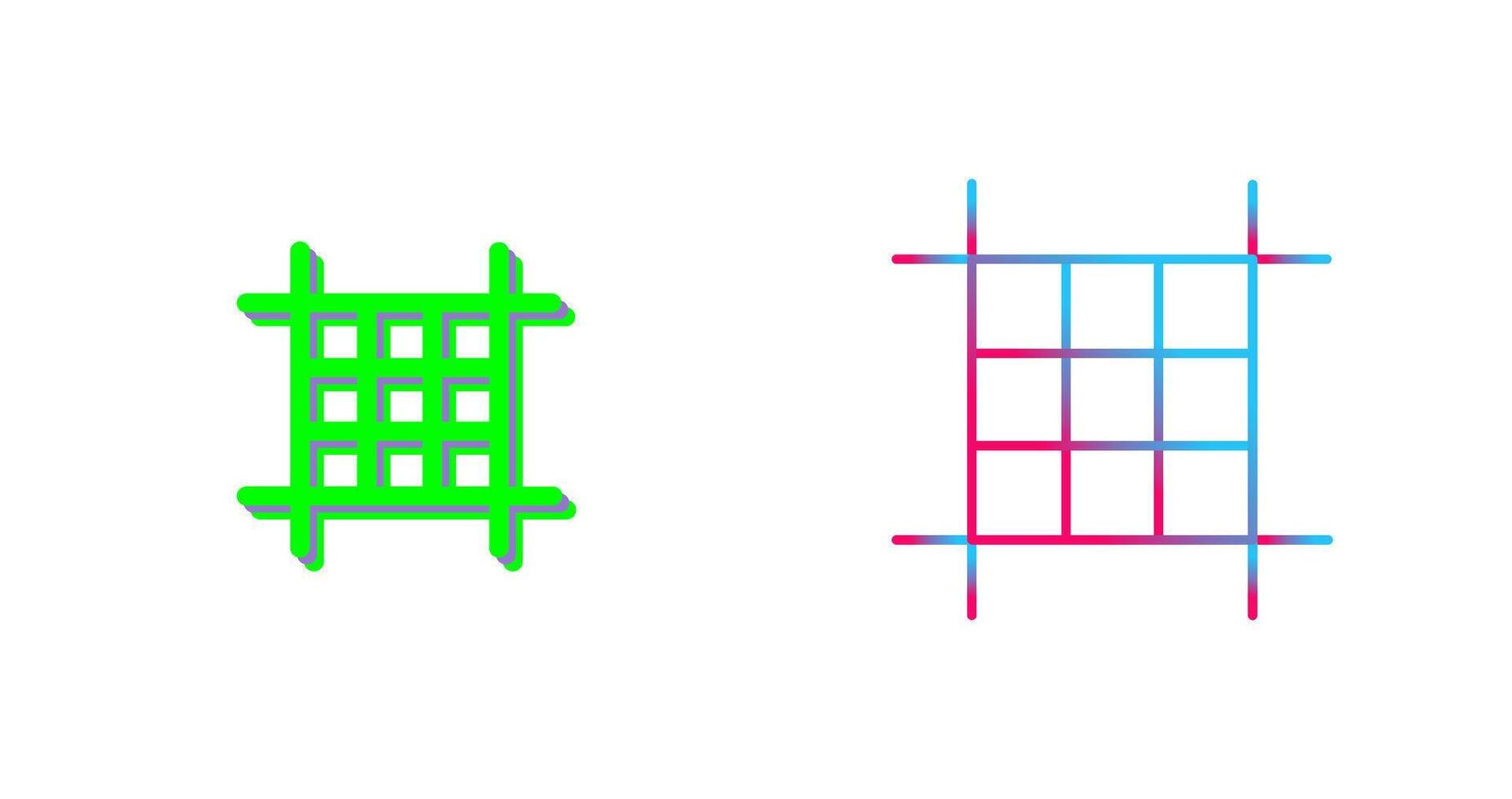 Square Layout Icon Design vector