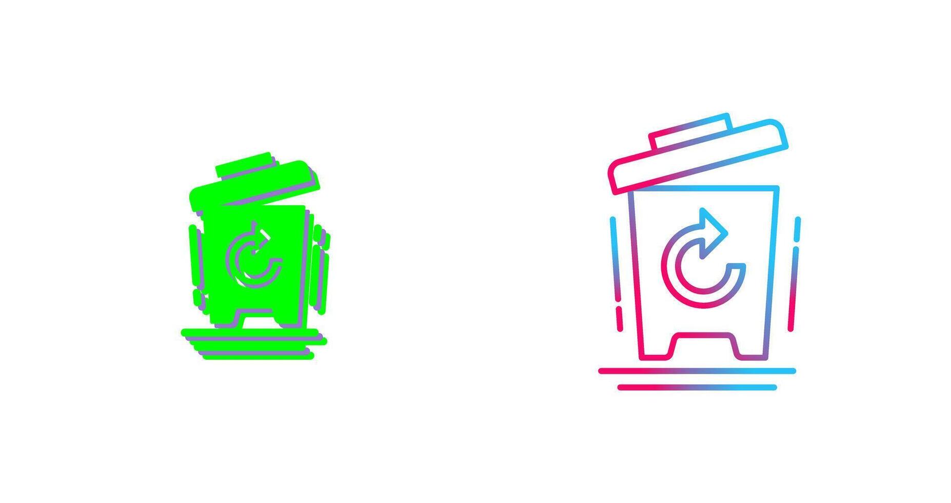 Bin Icon Design vector