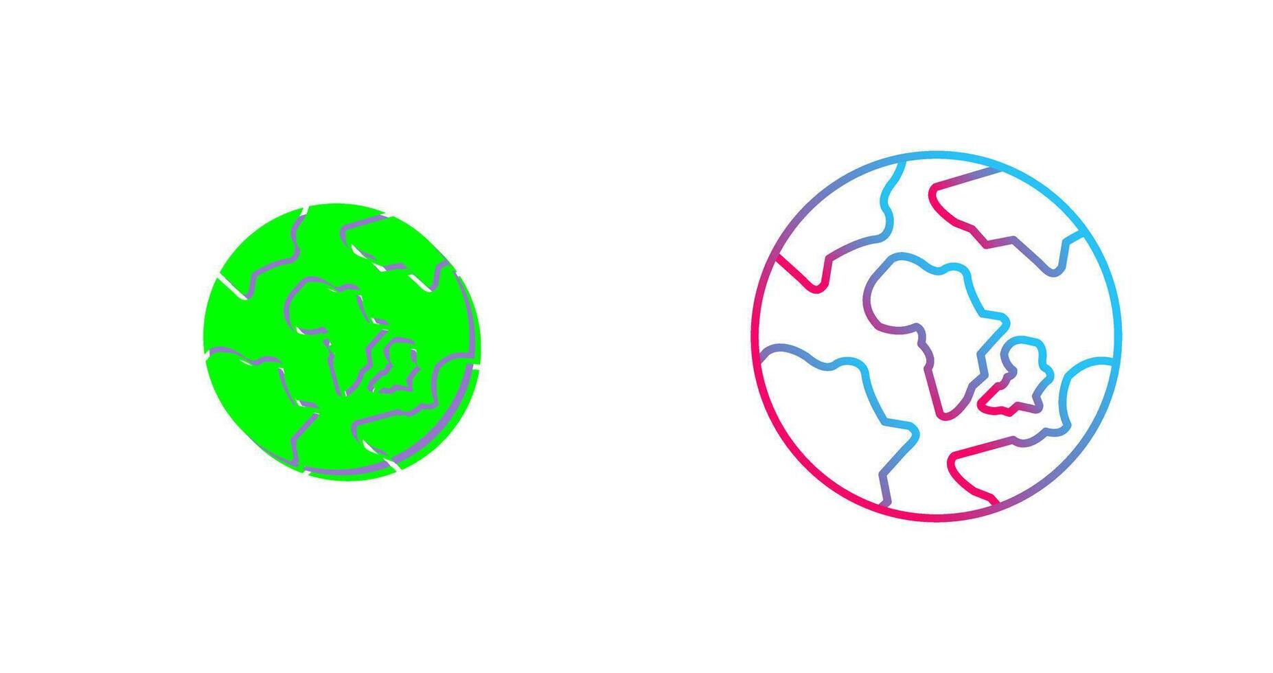 Earth Icon Design vector