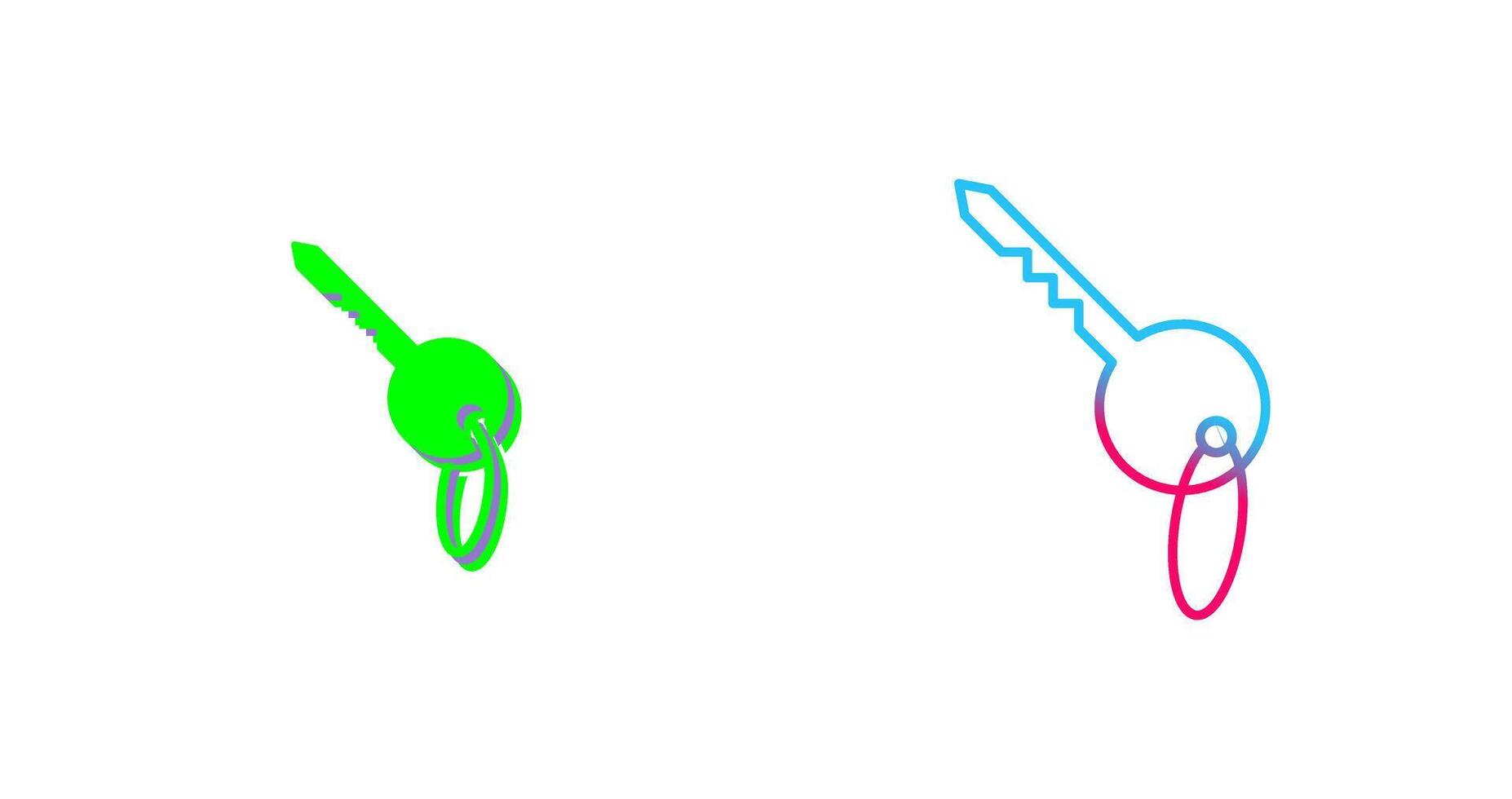 Key Icon Design vector