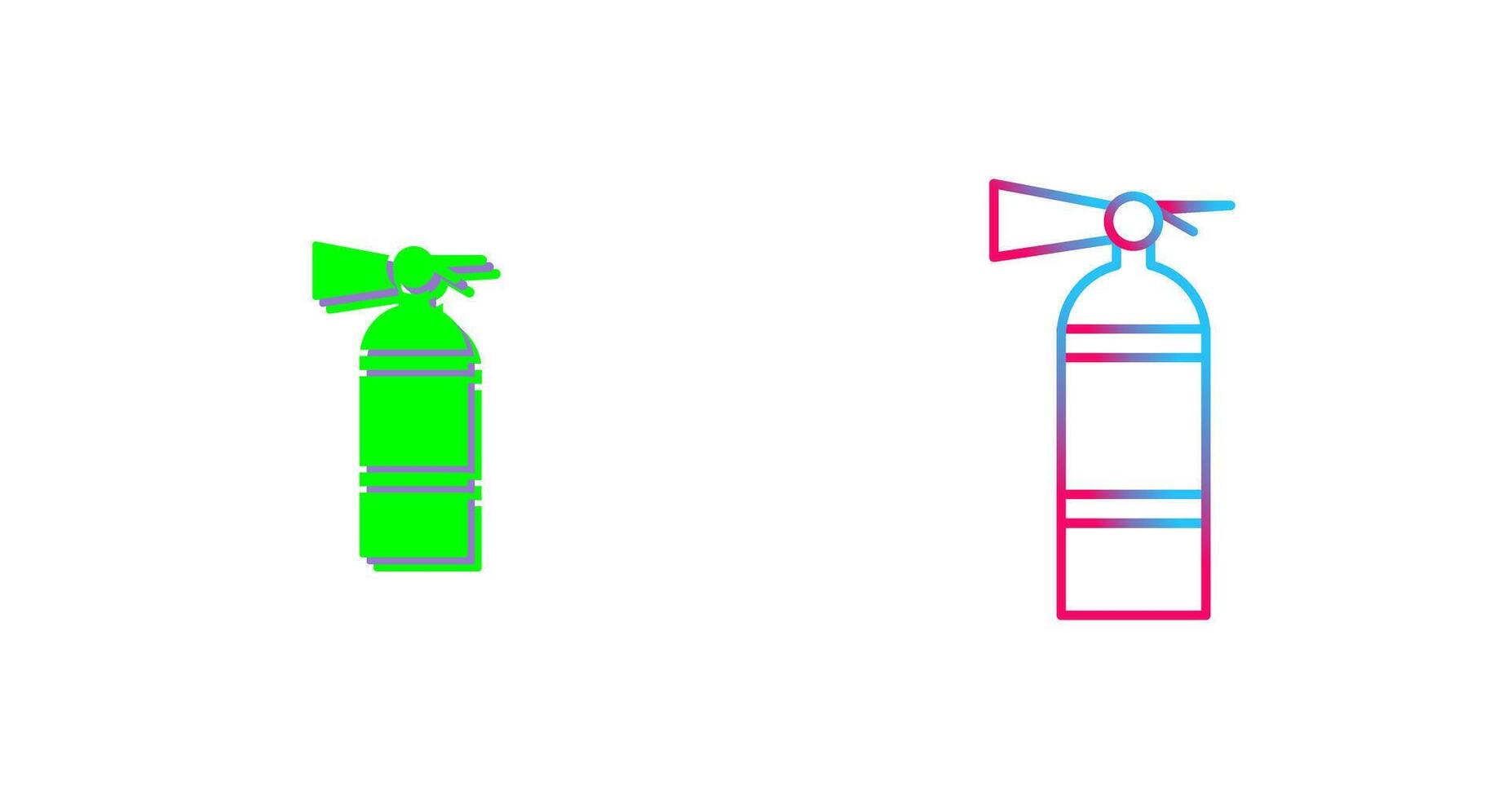 Fire Extinguisher Icon Design vector