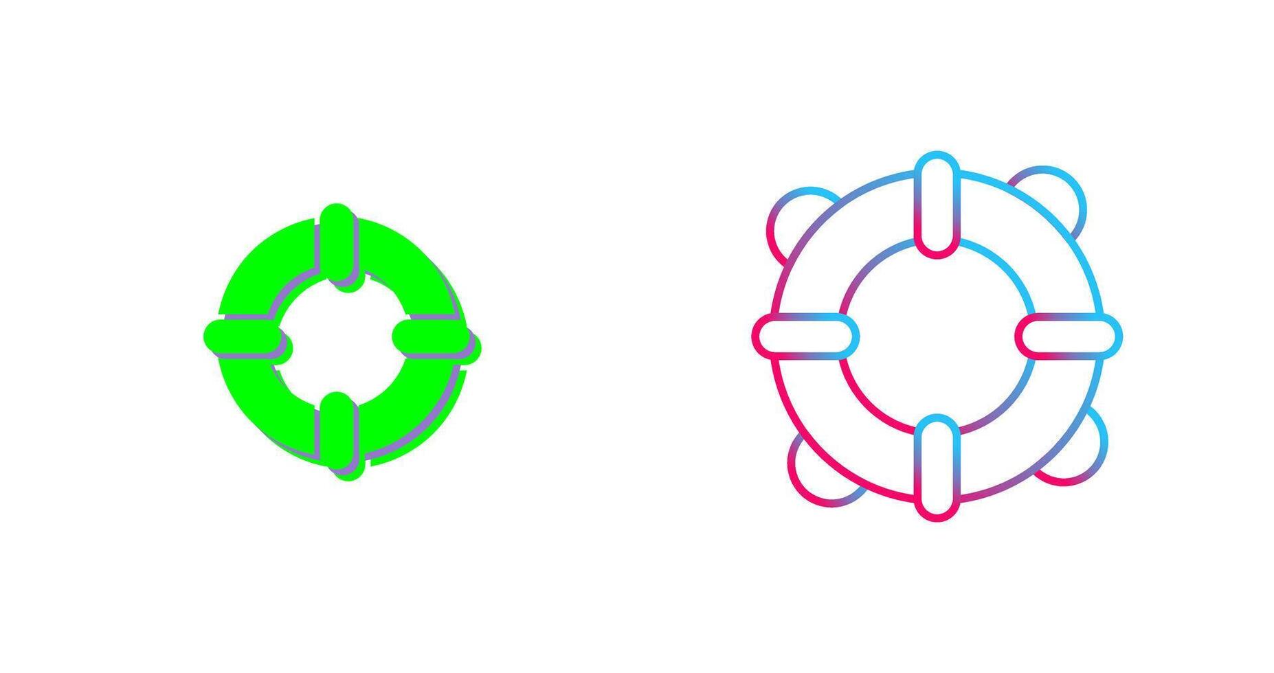 Life Guards Icon Design vector
