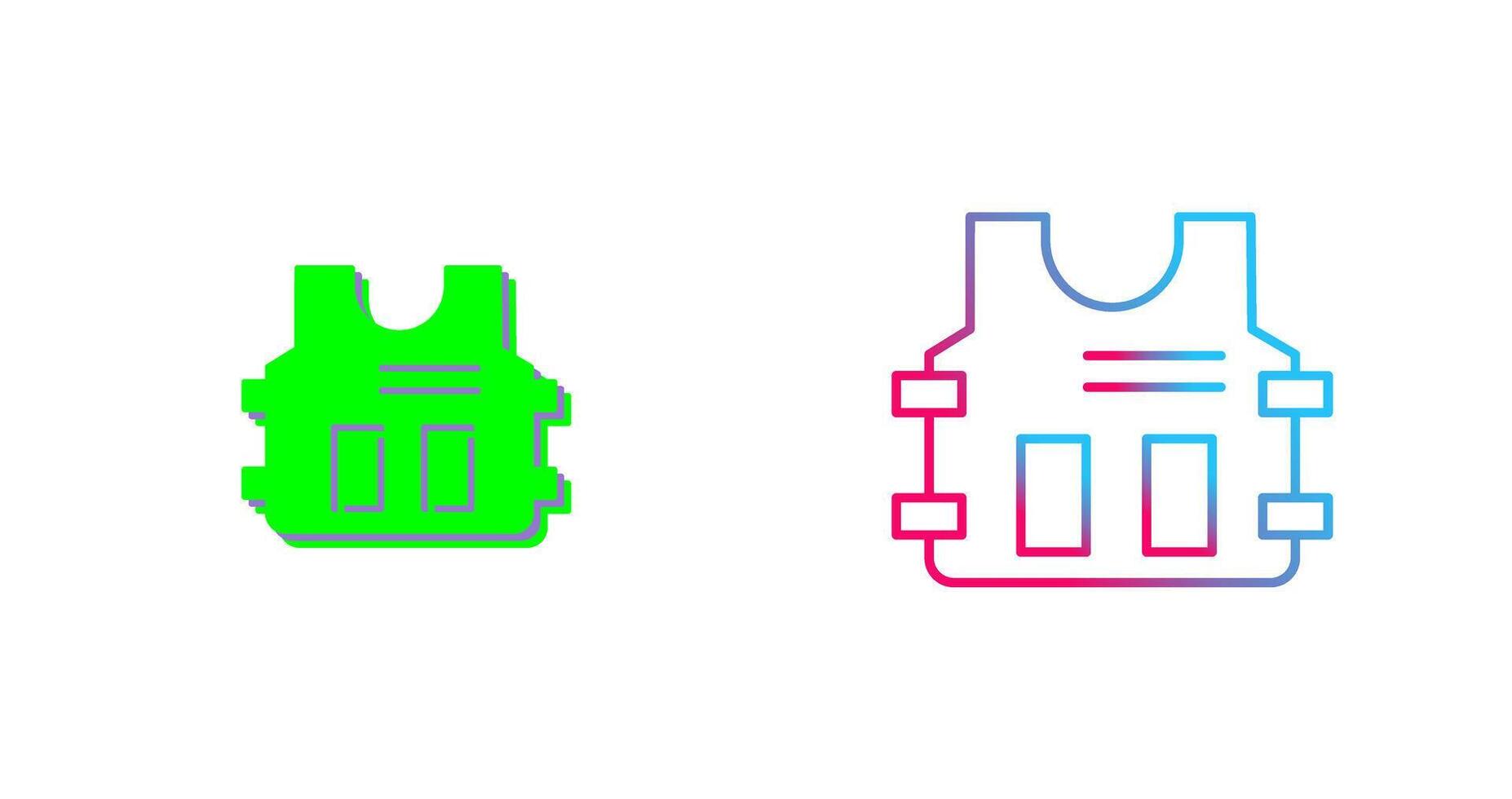 Police Vest Icon Design vector