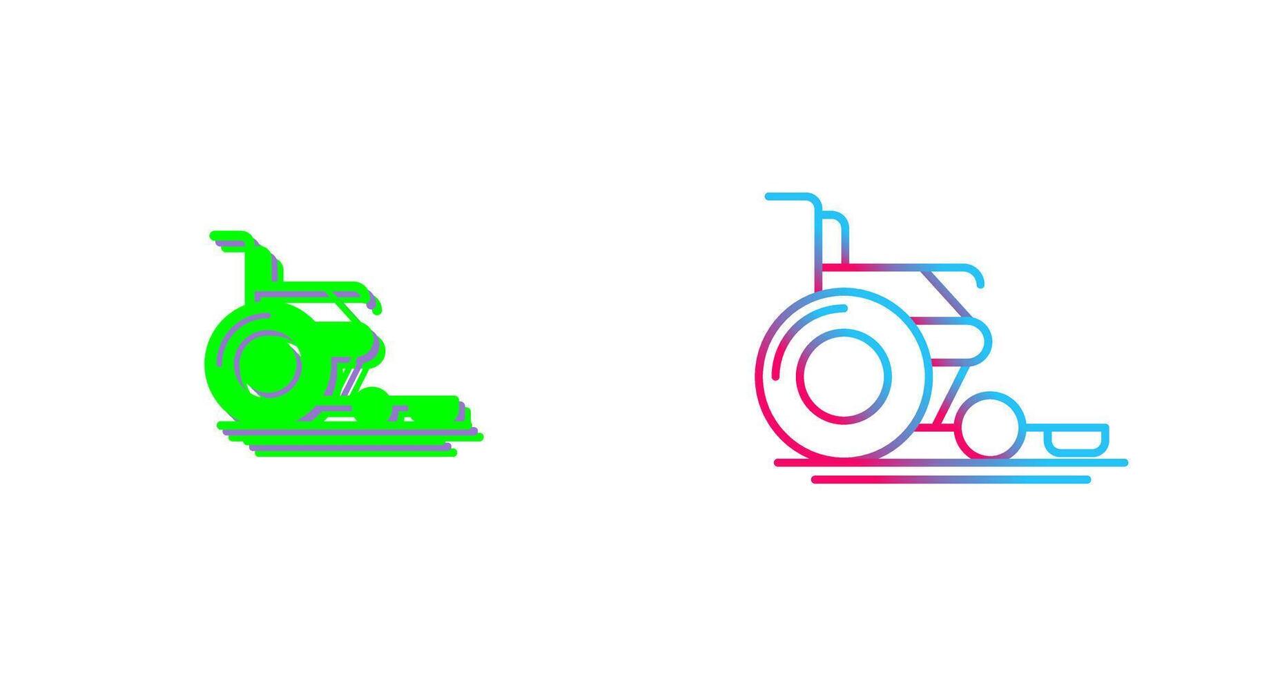 Wheel Chair Icon Design vector