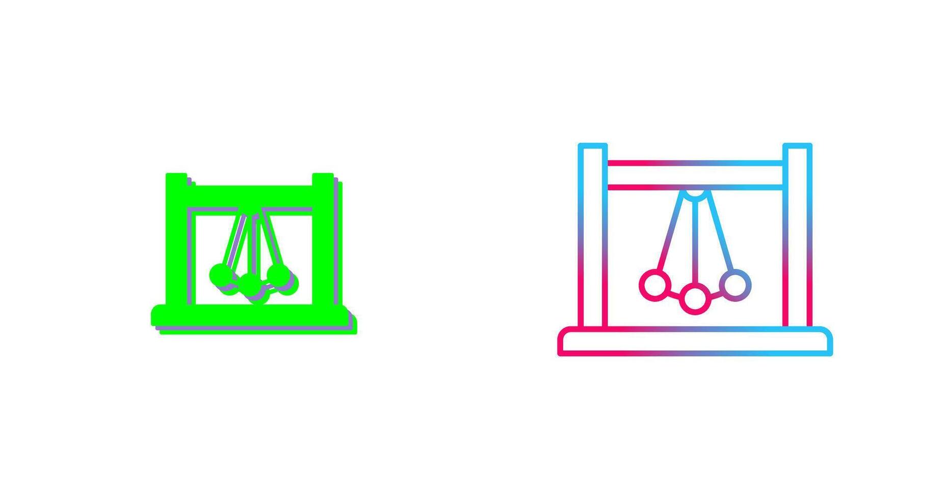 Pendulum Icon Design vector