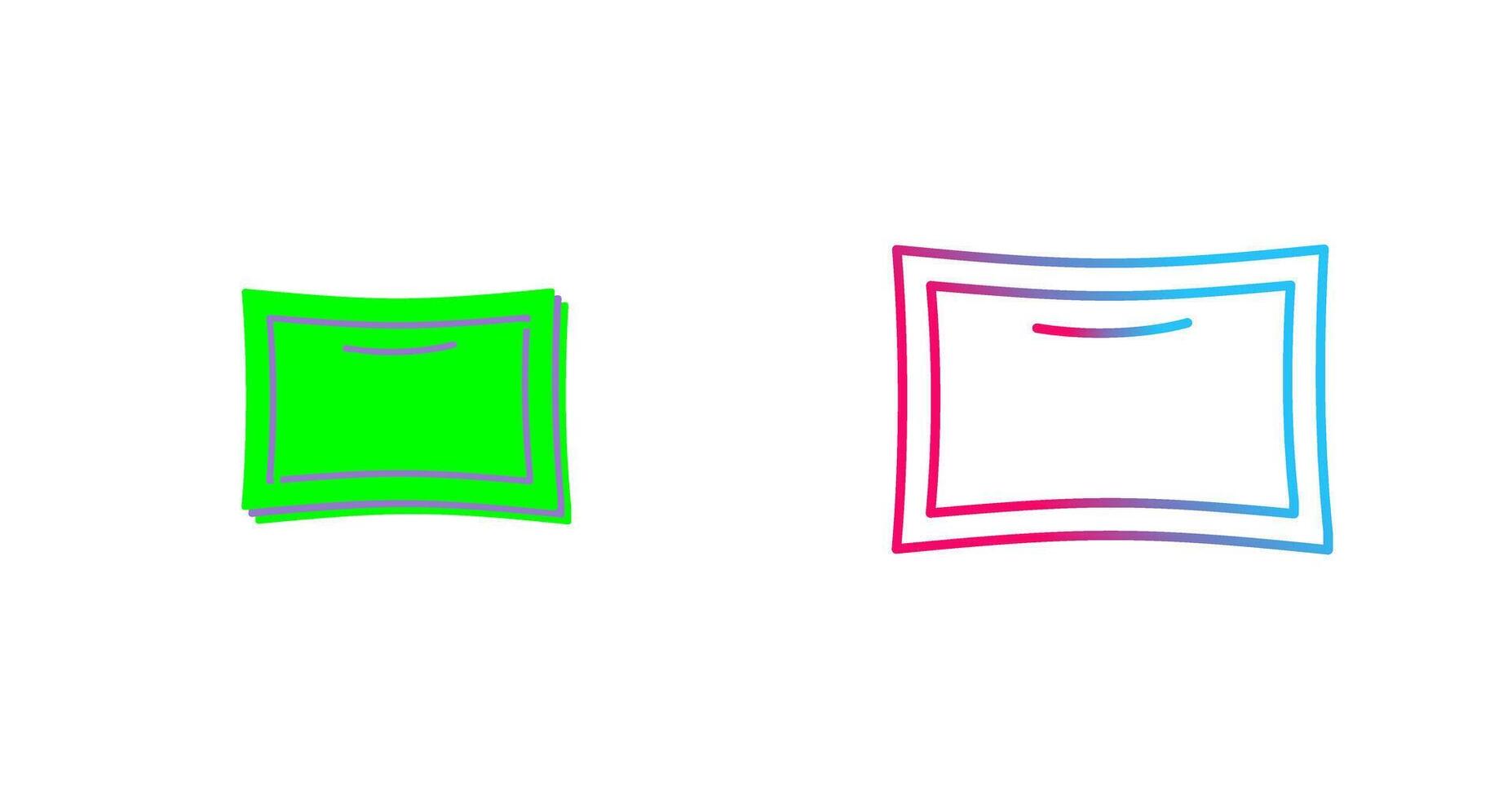 Pillow Icon Design vector